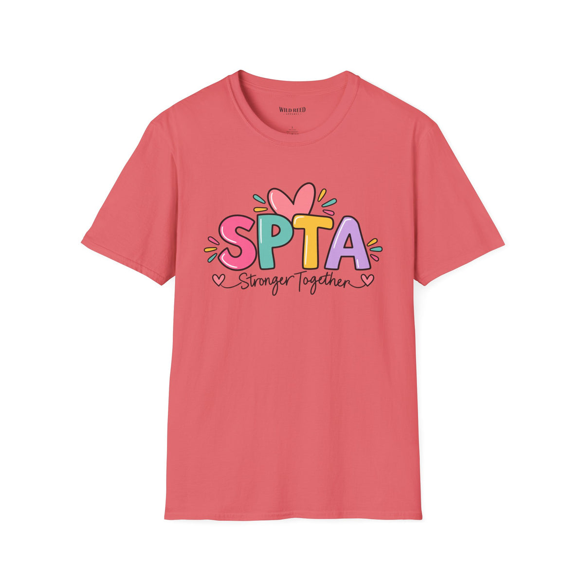 SPTA Stronger Together Graphic Tee | School Support Staff Shirt