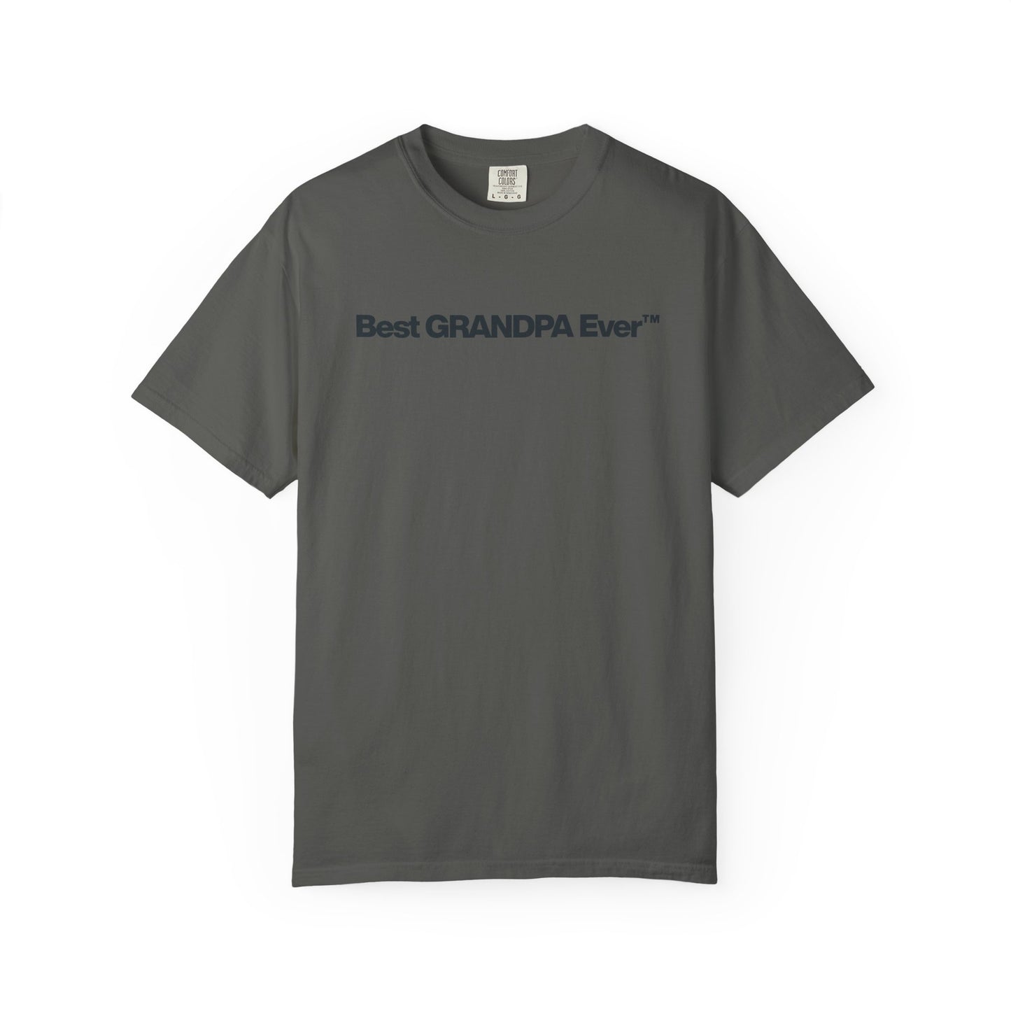 Best Grandpa Ever™ Shirt, Minimalist Grandpa Graphic Tee, Father’s Day Gift for Grandpa, Vintage Comfort Colors Shirt