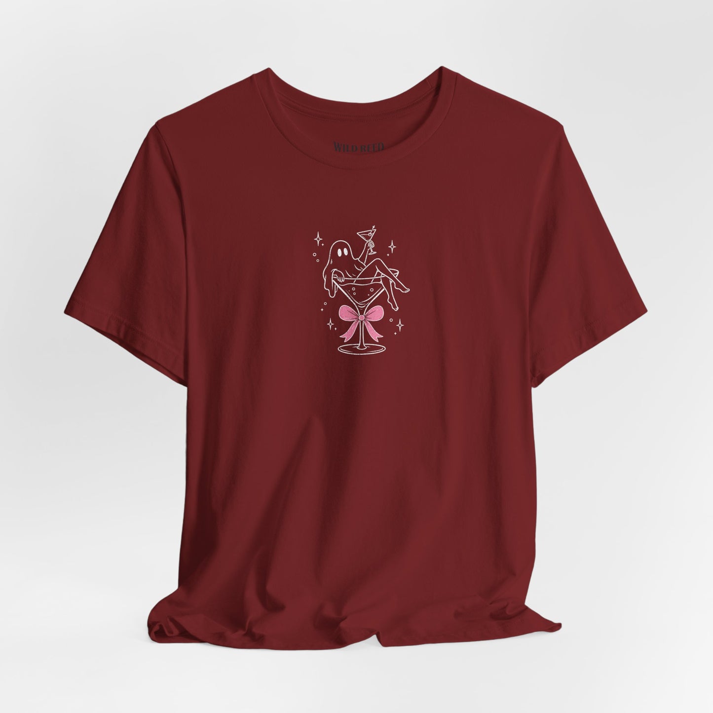 Martini Ghost T-Shirt – Cute Halloween Cocktail Graphic Tee