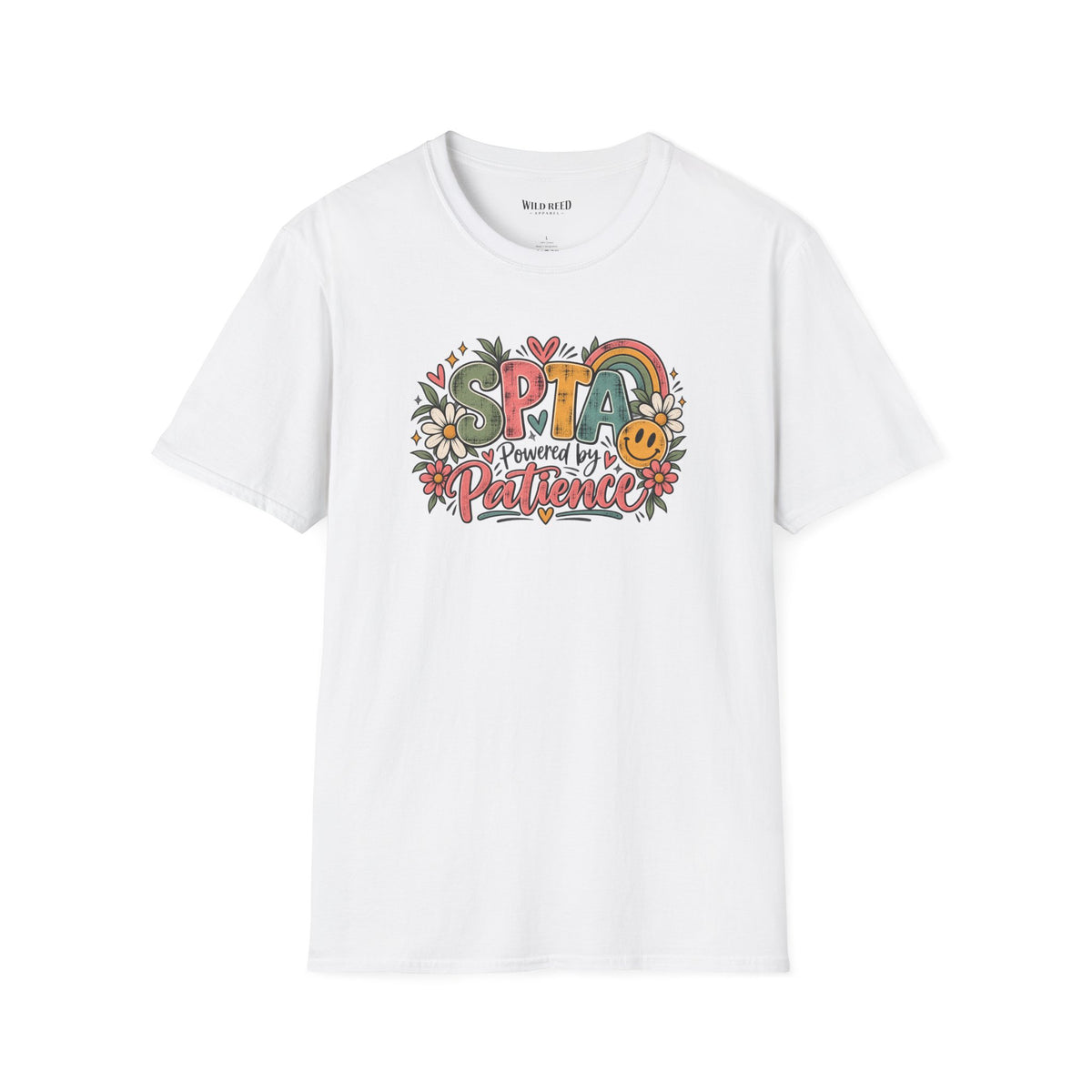 SPTA Powered by Patience Graphic Tee | School Support Staff Shirt