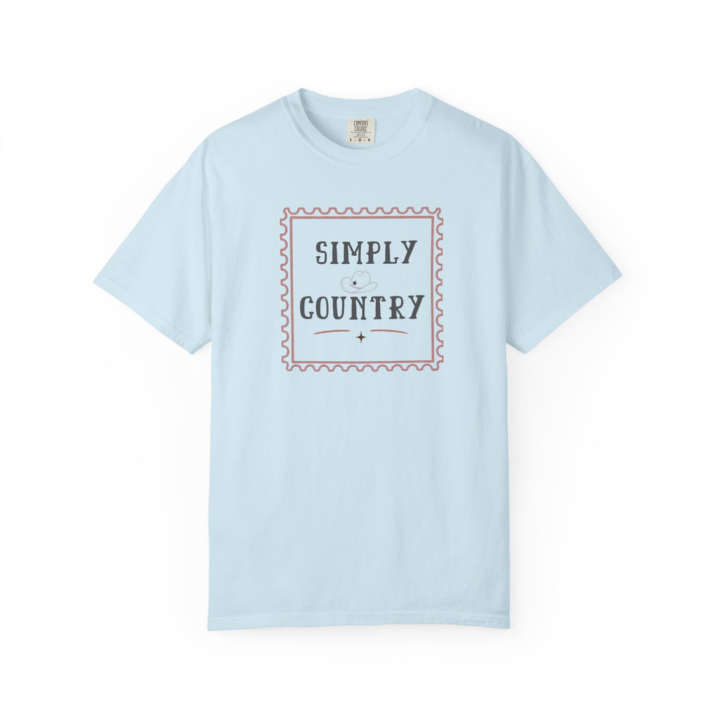 Simply Country Stamp Graphic Tee | Minimal Western Shirt | Wild Reed Apparel