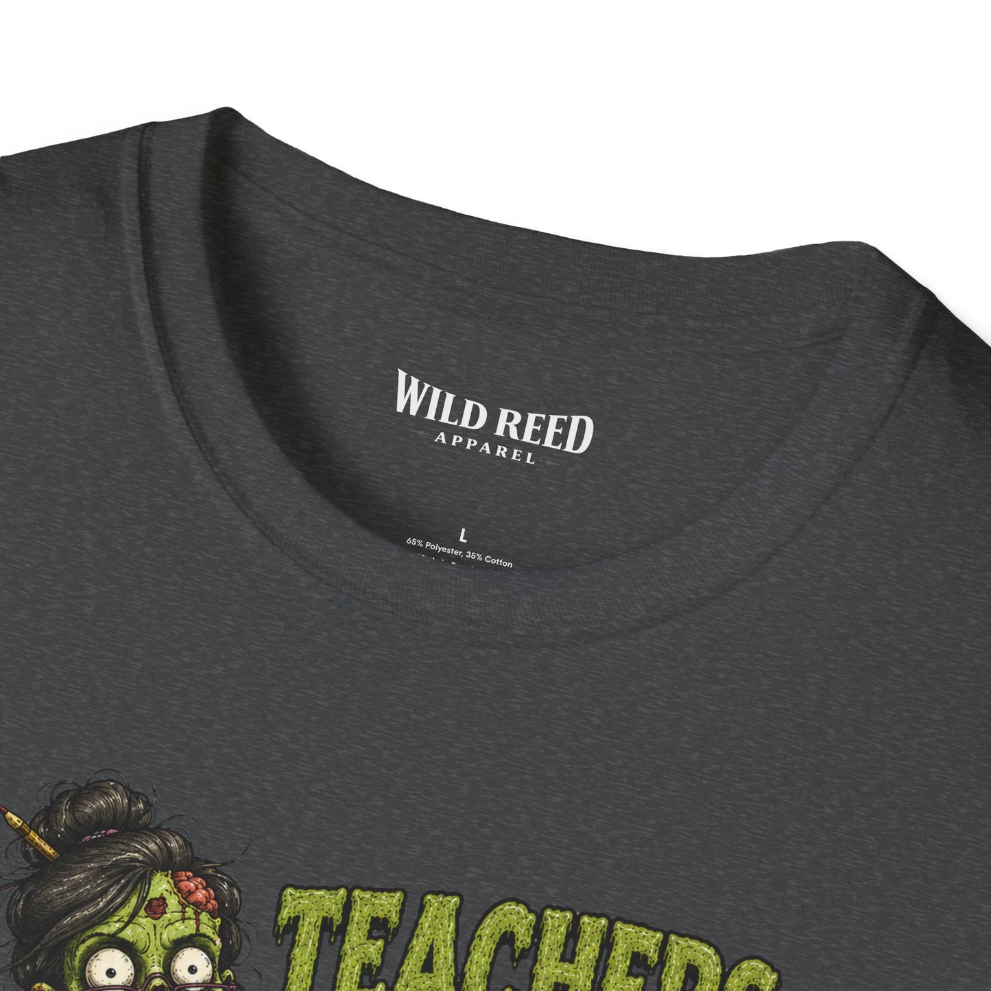 Teachers Love Brains Funny Zombie Teacher Graphic Tee