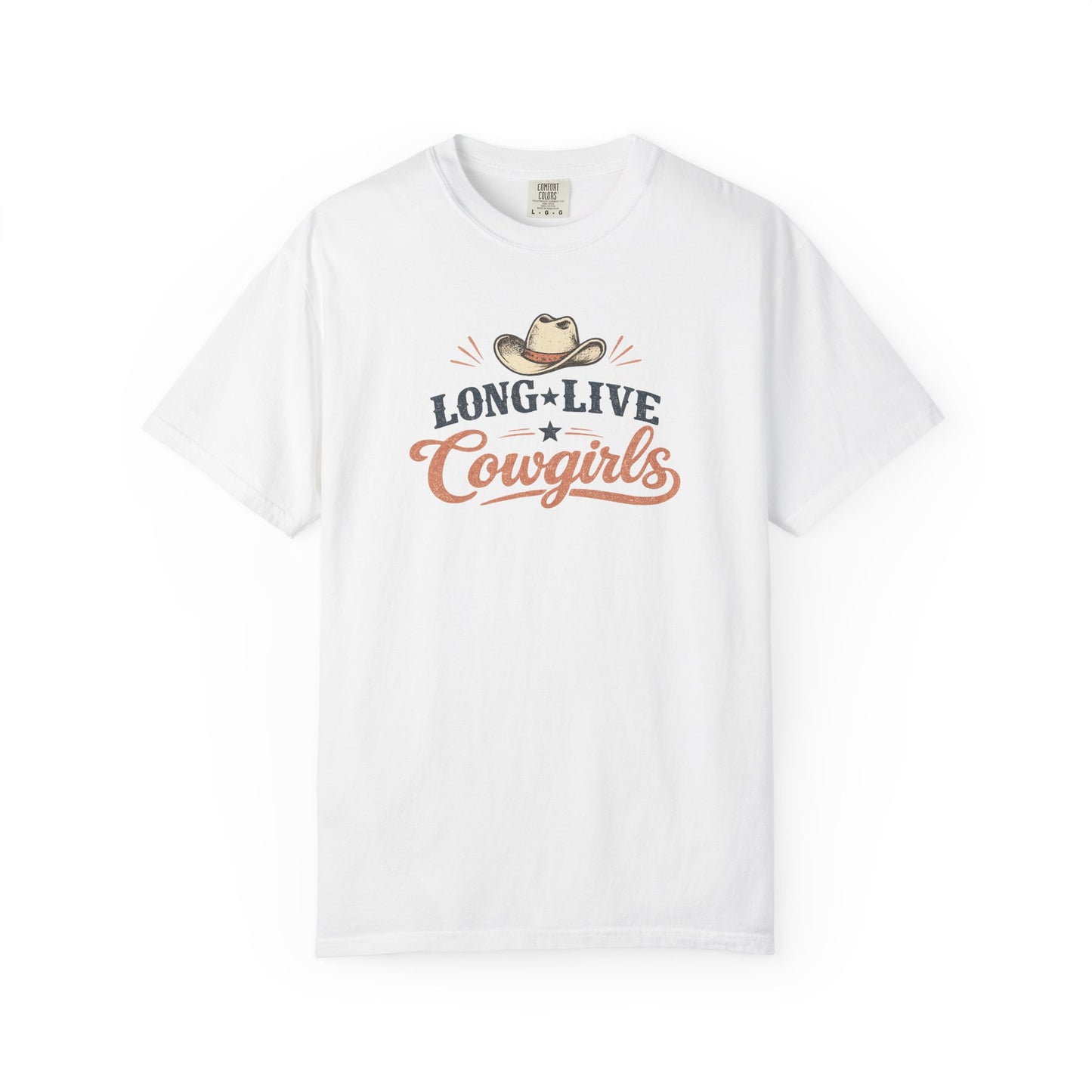 Long Live Cowgirls Vintage Western Graphic Tee | Distressed Country Shirt | Cowgirl Concert Tee | Wild Range Collection