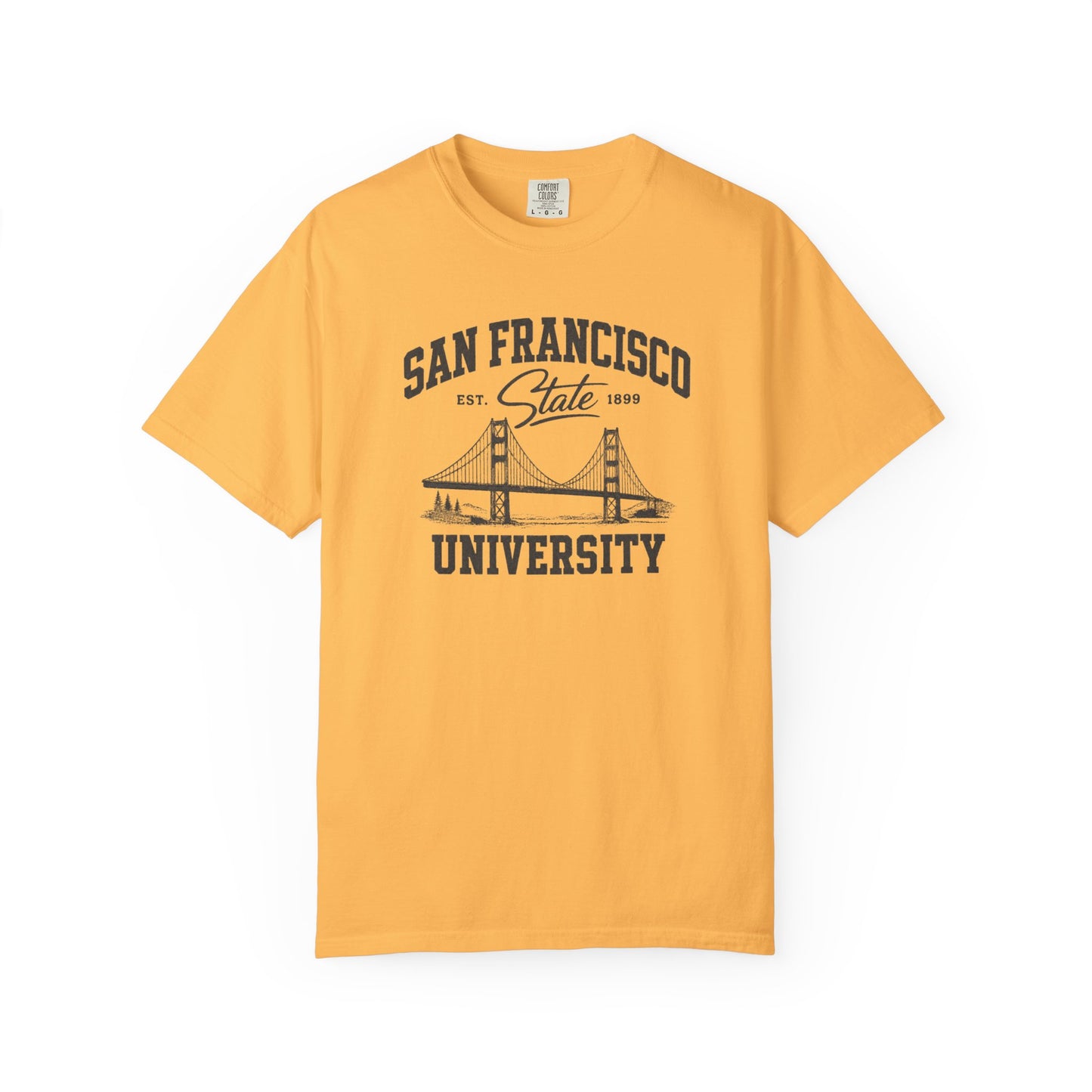 San Francisco State University Vintage Bridge Tee | Collegiate Graphic Shirt