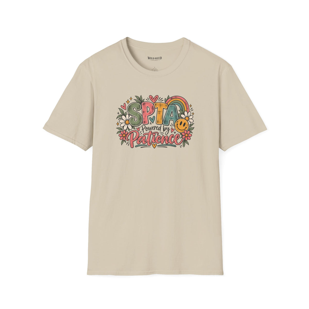 SPTA Powered by Patience Graphic Tee | School Support Staff Shirt