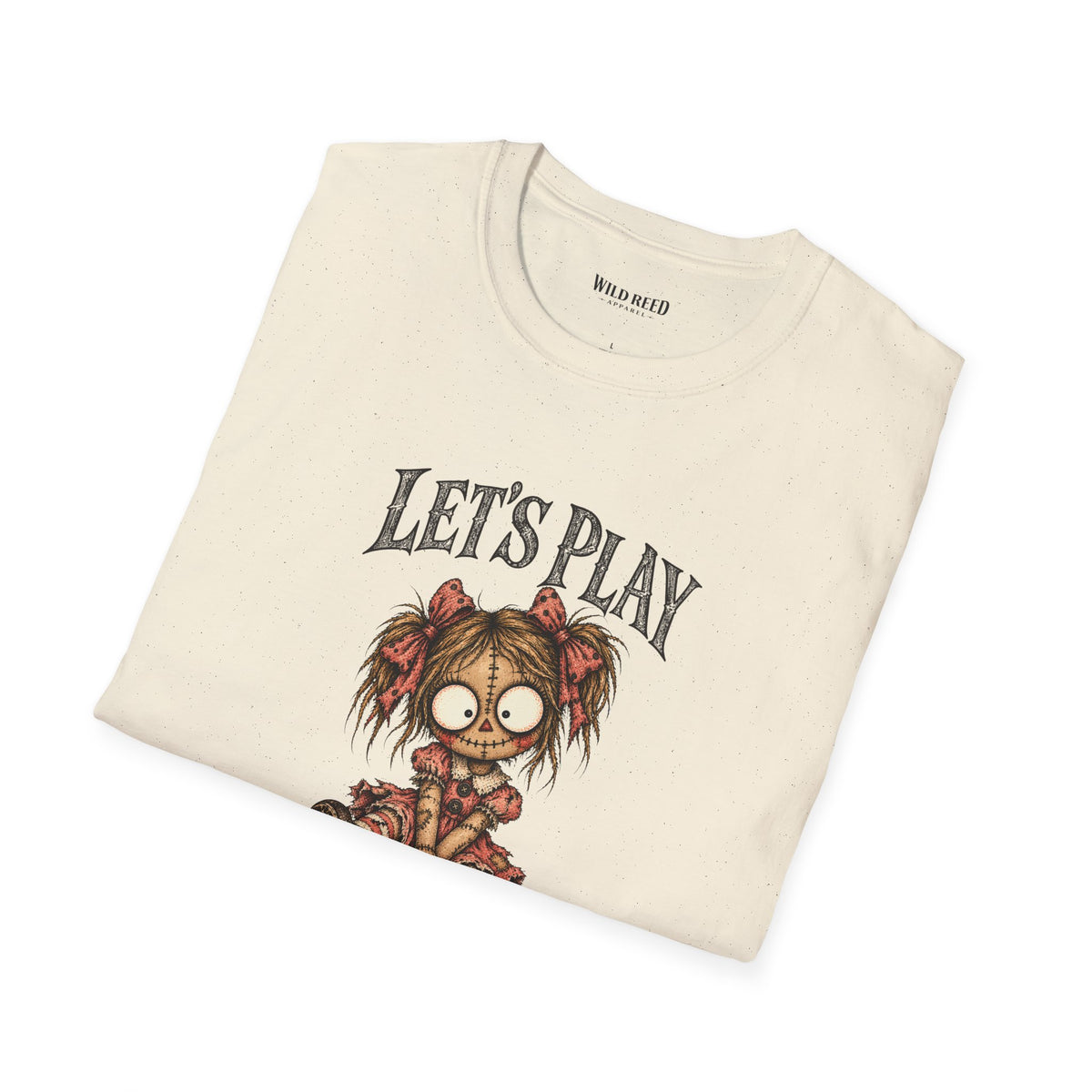 Let’s Play Creepy Doll Halloween T-Shirt