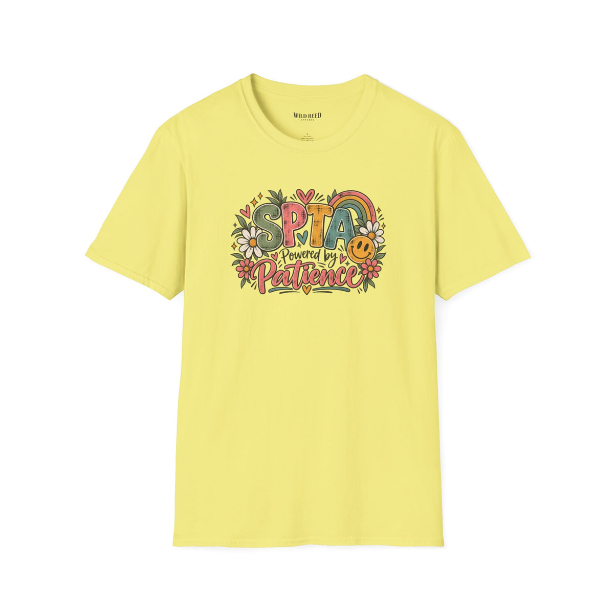 SPTA Powered by Patience Graphic Tee | School Support Staff Shirt