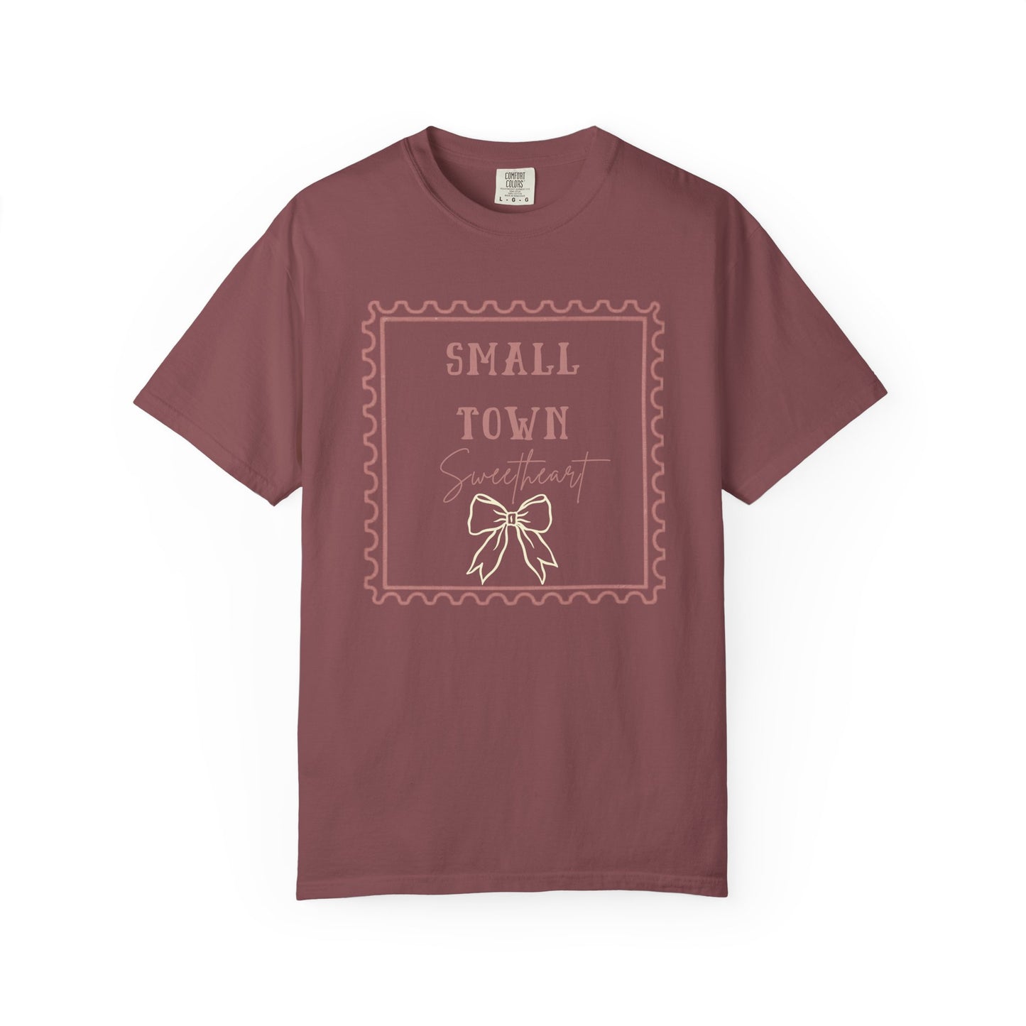 Small Town Sweetheart Shirt | Western Bow Graphic Tee | Country Girl Shirt | Cute Southern Tee | Comfort Colors Shirt | Wild Reed Apparel