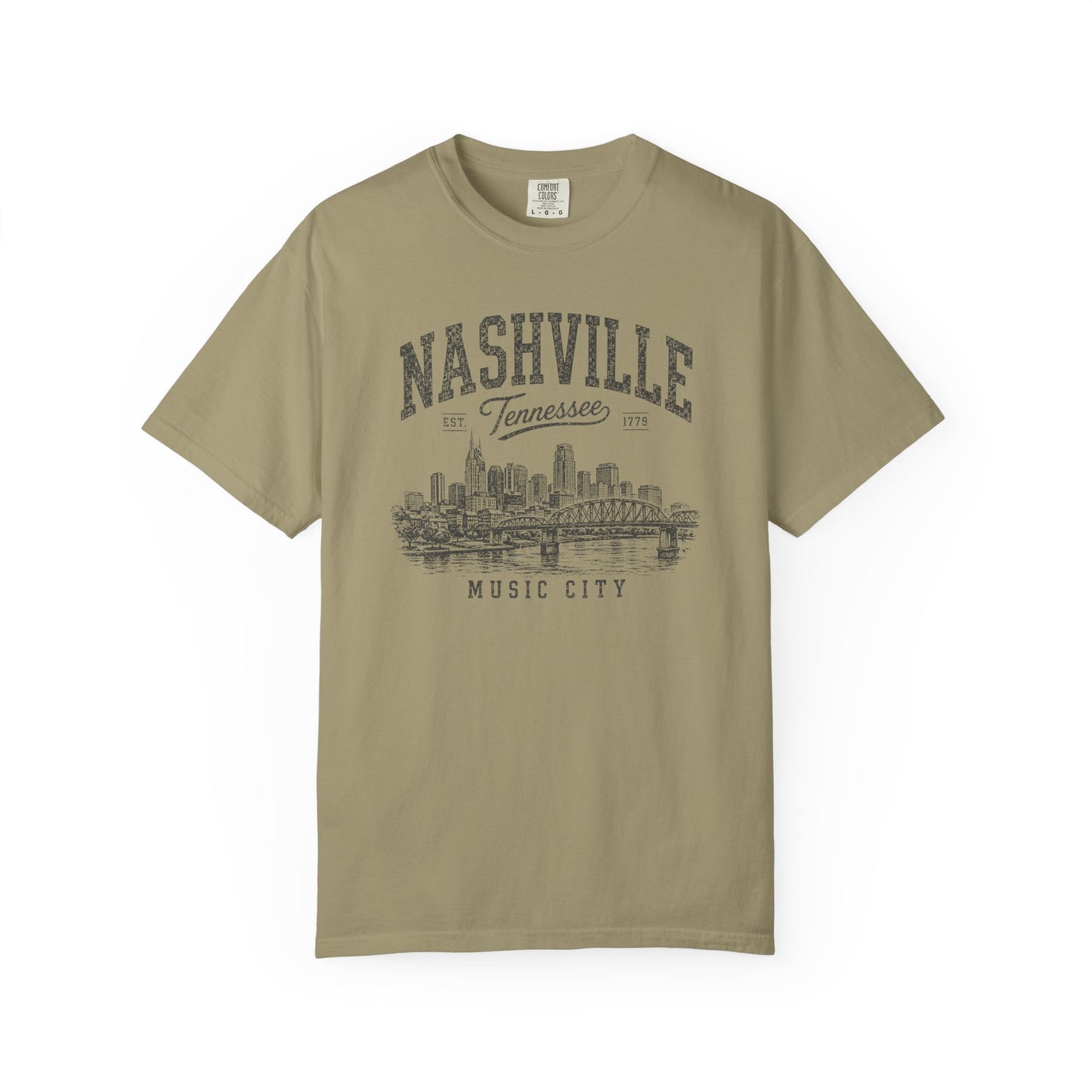 Nashville Tennessee Vintage Graphic T-Shirt | Music City Heritage Tee