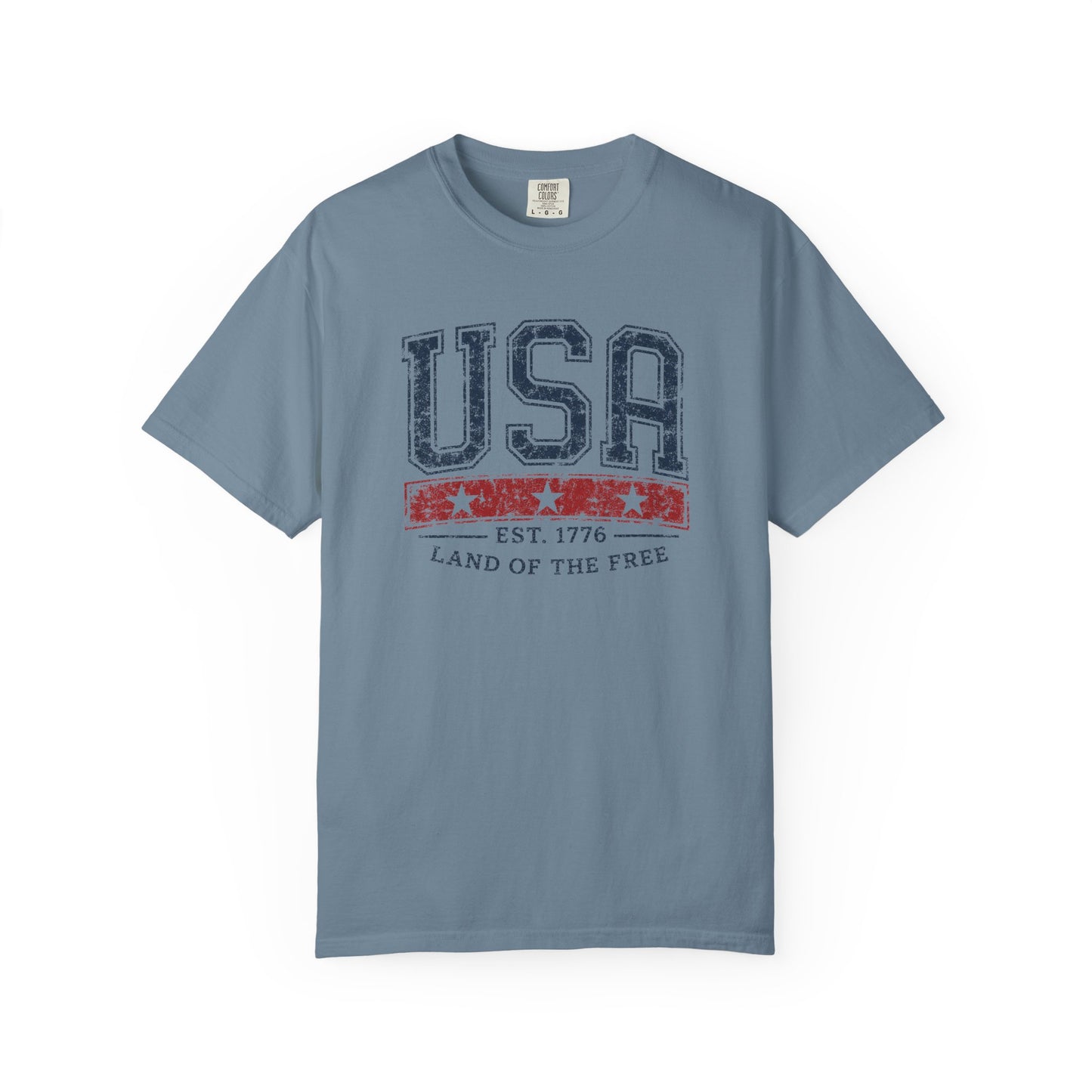 USA Est. 1776 Patriotic Graphic Tee | Vintage Americana Shirt