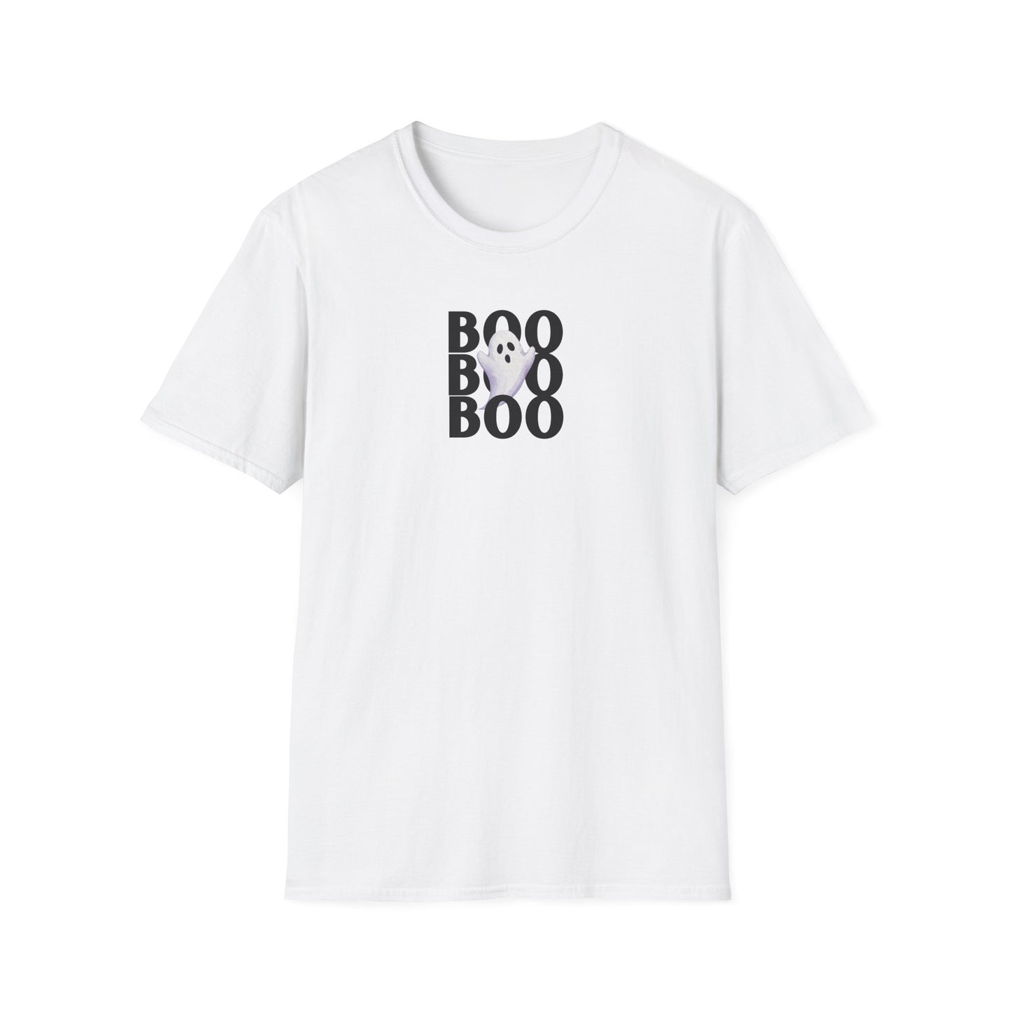 Boo Boo Boo Ghost Halloween T-Shirt | Cute Minimalist Spooky Tee