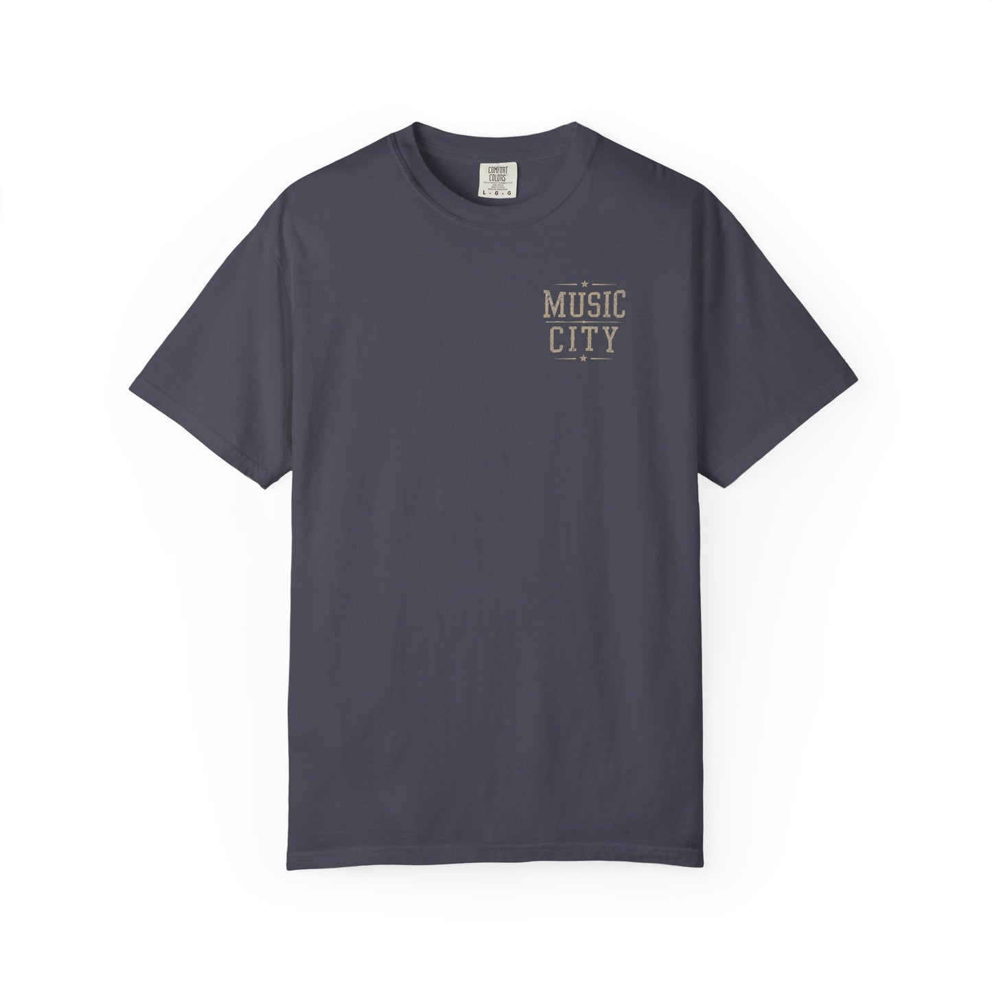 Nashville Guitar Graphic Tee | Vintage Country Music Shirt