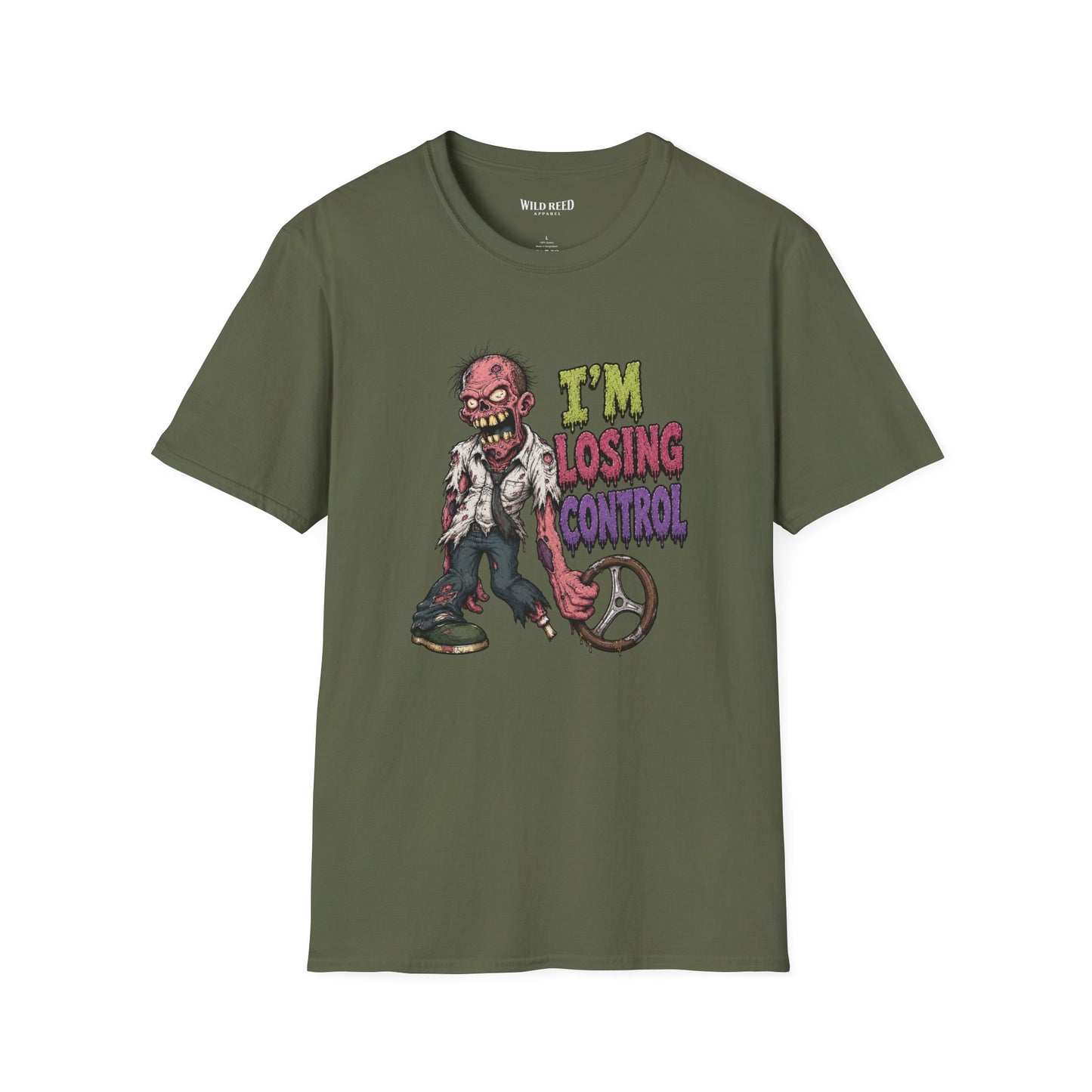 I’m Losing Control Funny Zombie Graphic Tee