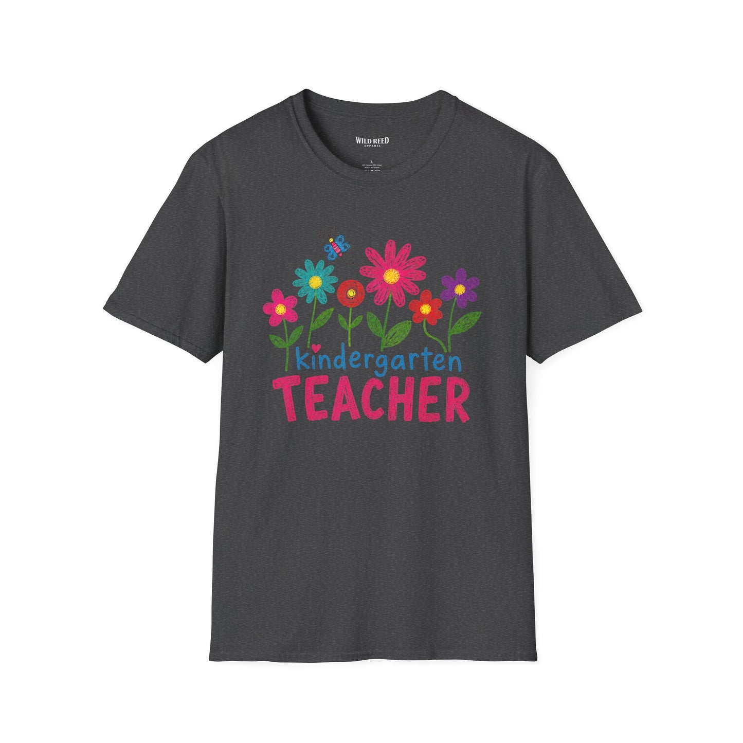 Kindergarten Teacher Shirt | Back to School Teacher Tee | Retro Grade Level Graphic T-Shirt