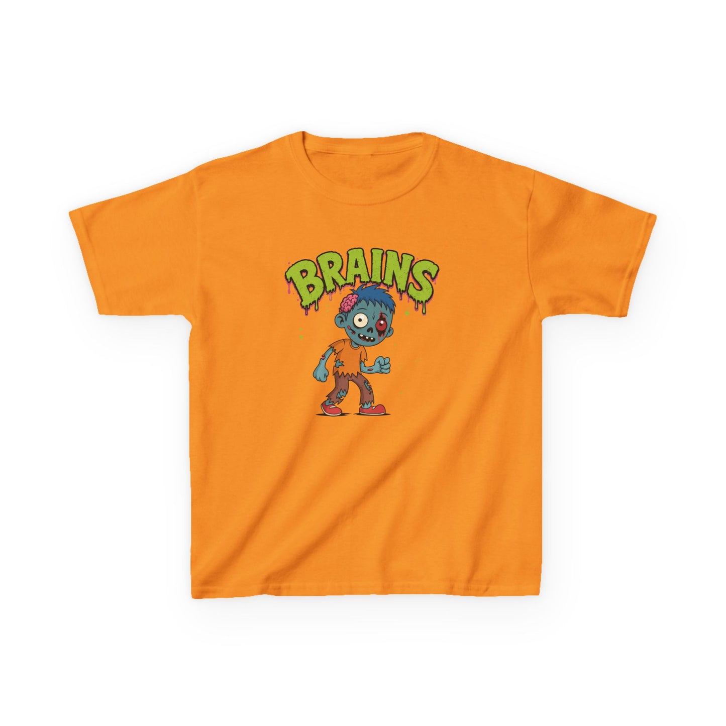 Brains Zombie Kids Halloween T-Shirt