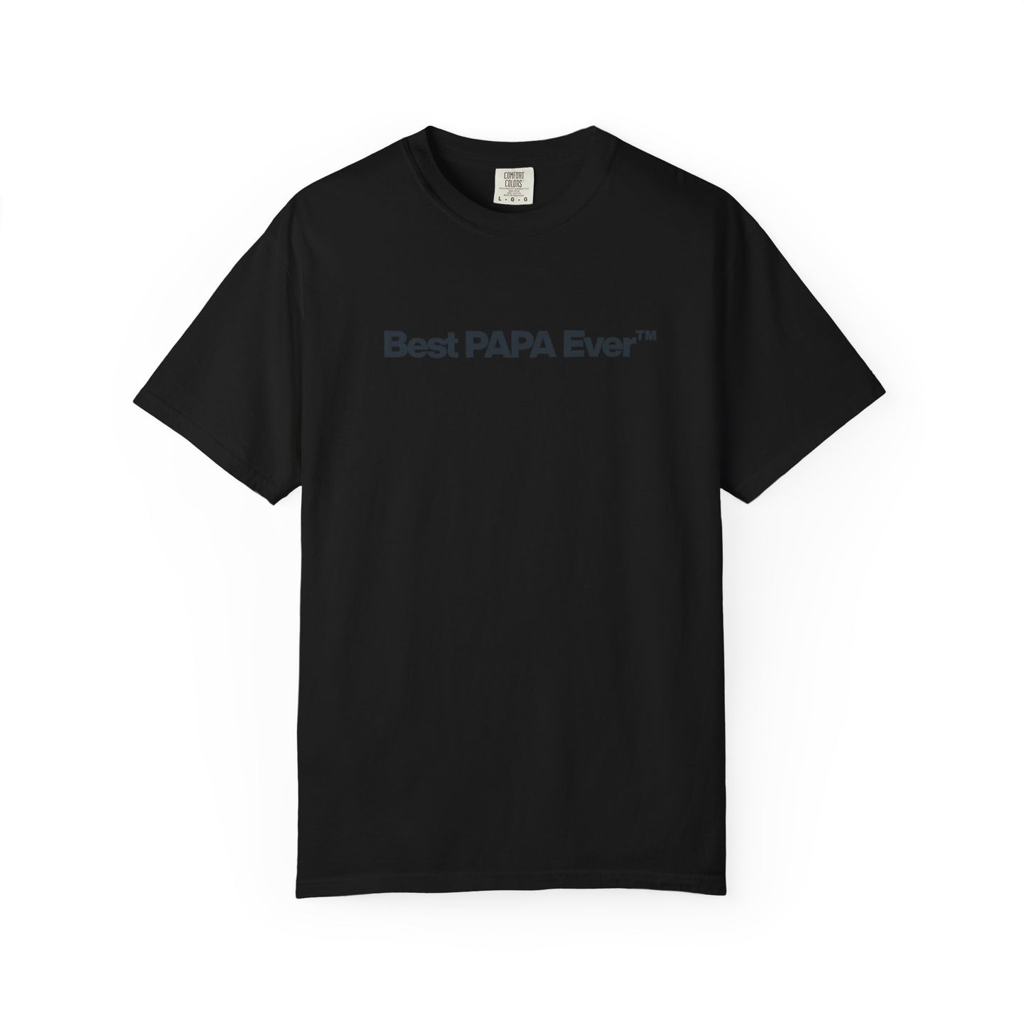 Best PAPA Ever™ Shirt, Father’s Day Graphic Tee, Minimal Dad Shirt, Grandpa Gift, Neutral Vintage Family Tee