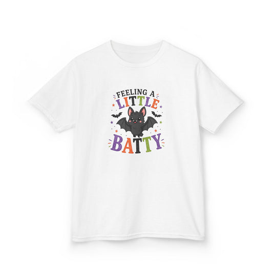 Feeling a Little Batty Kids Halloween T-Shirt