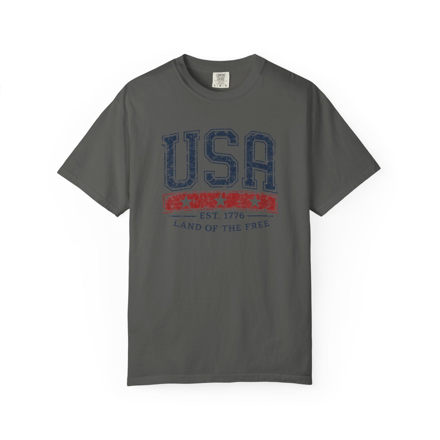 USA Est. 1776 Patriotic Graphic Tee | Vintage Americana Shirt