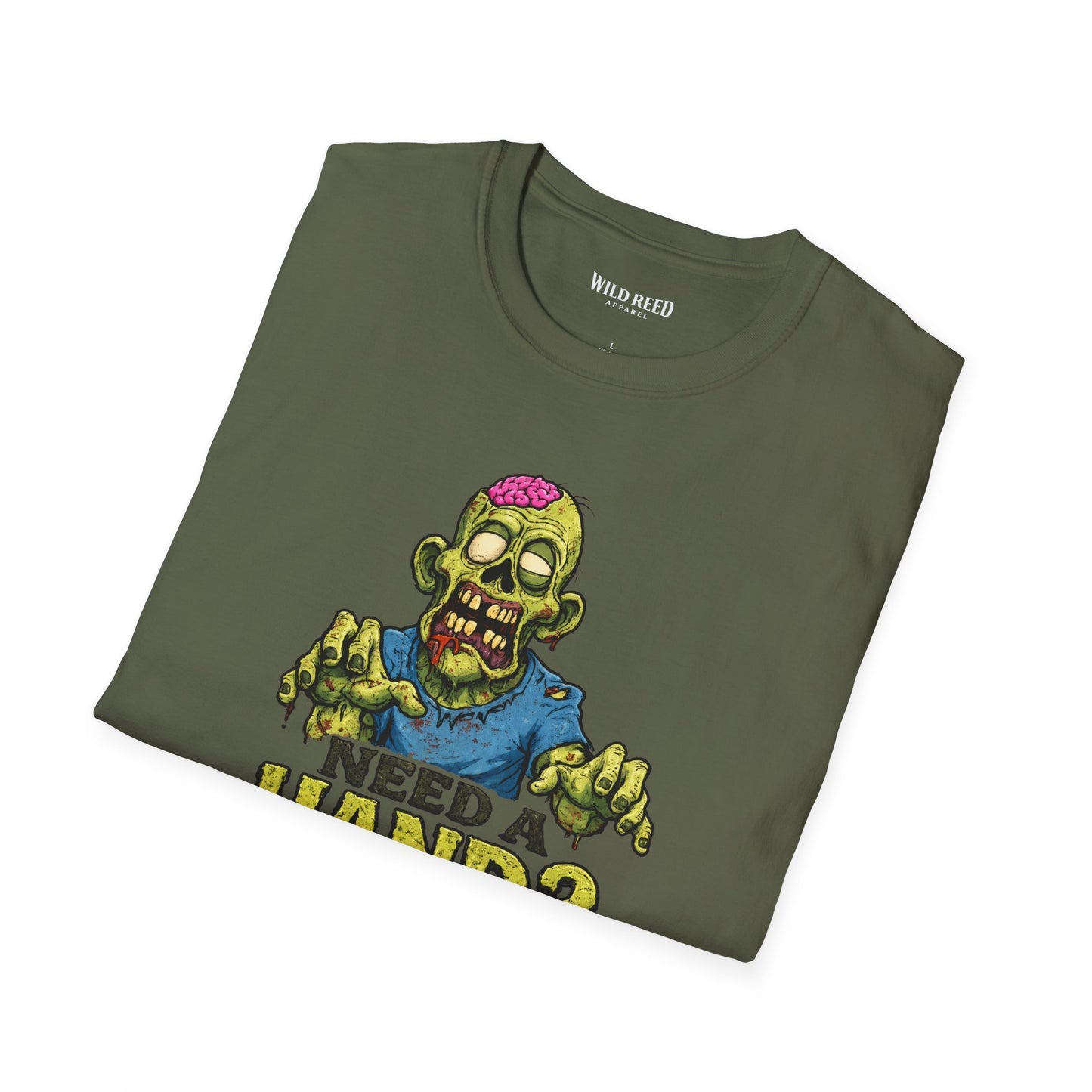 Need a Hand? Funny Zombie Graphic Tee