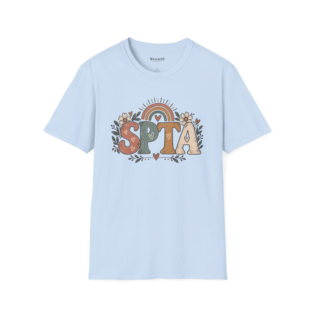 SPTA Boho Graphic Tee | School Support Staff Shirt