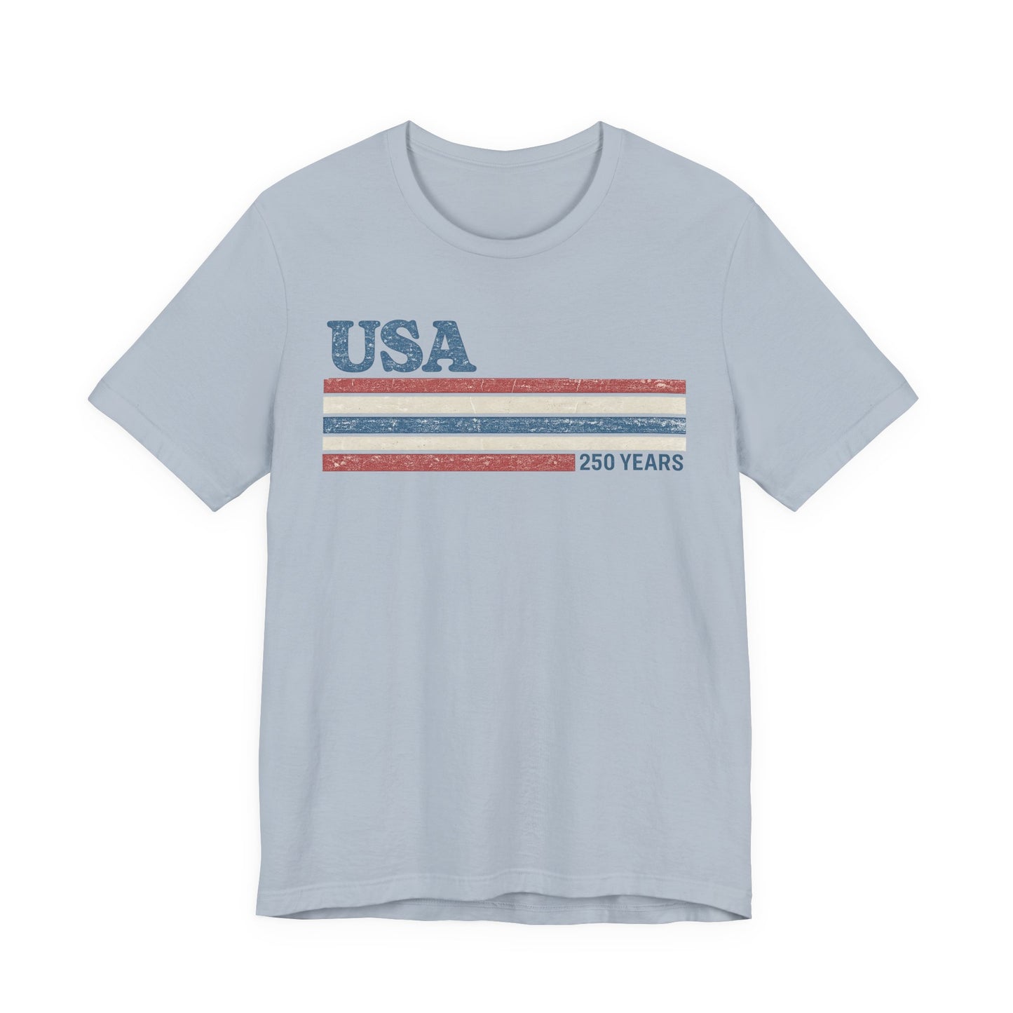 USA 250 Years Vintage Patriotic Tee