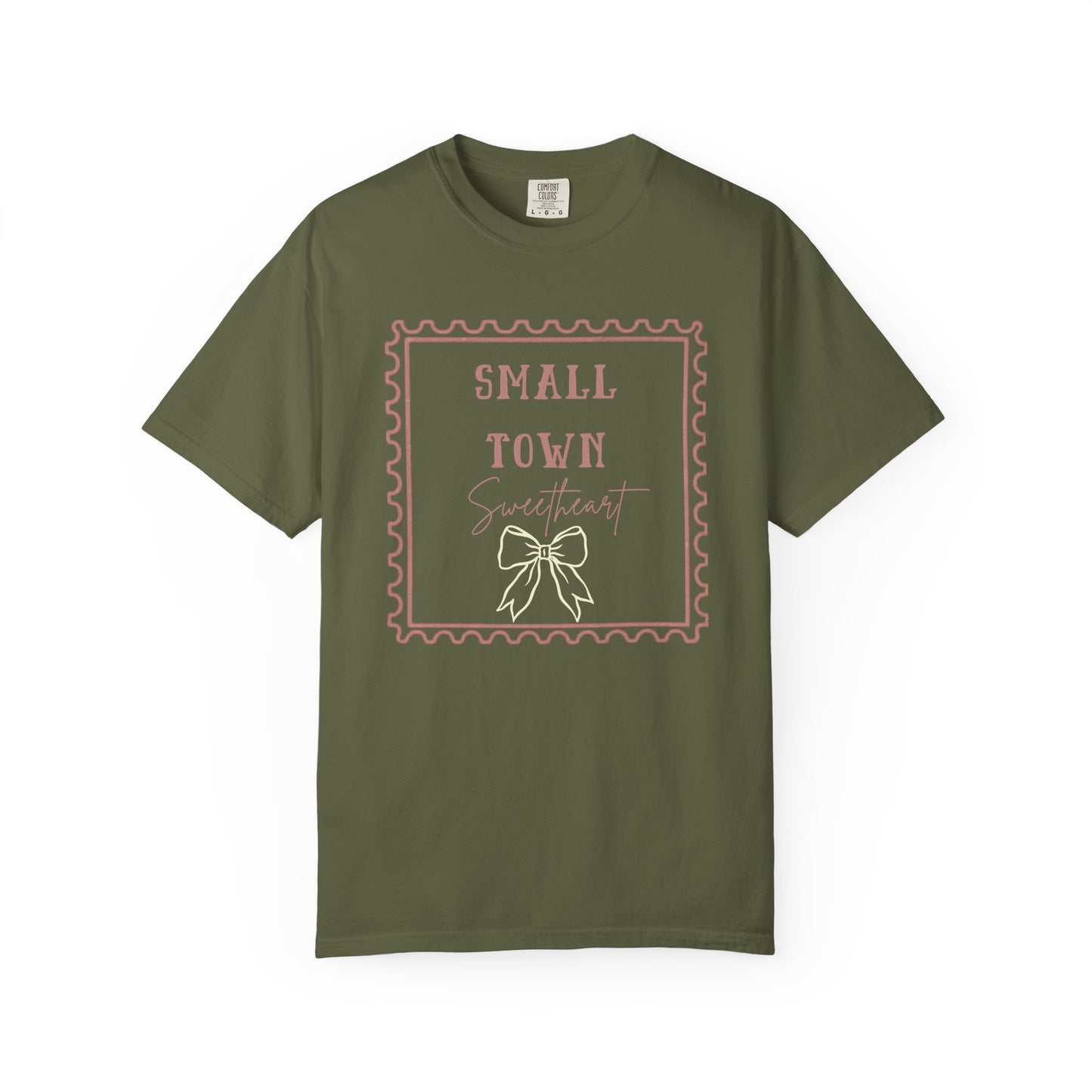 Small Town Sweetheart Shirt | Western Bow Graphic Tee | Country Girl Shirt | Cute Southern Tee | Comfort Colors Shirt | Wild Reed Apparel