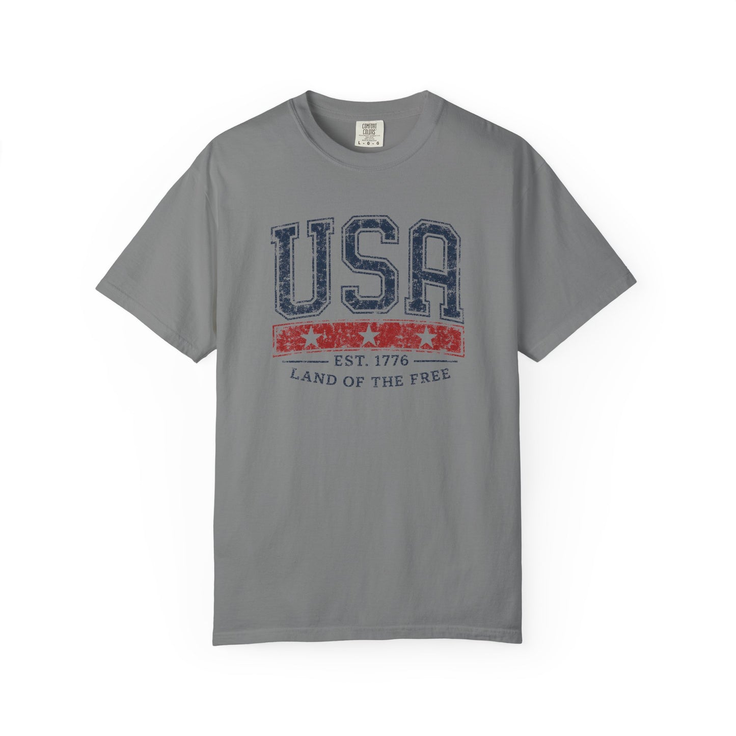 USA Est. 1776 Patriotic Graphic Tee | Vintage Americana Shirt