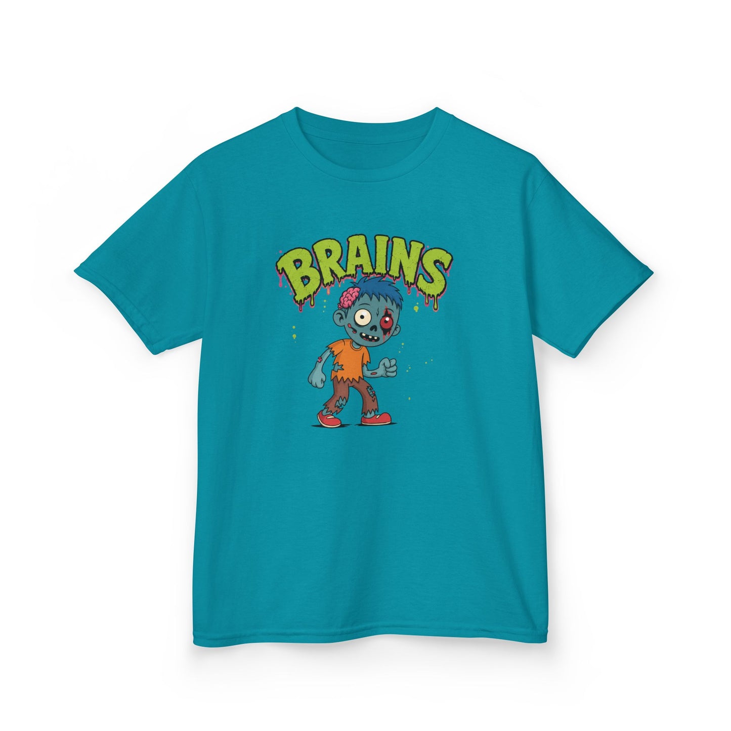 Brains Zombie Kids Halloween T-Shirt