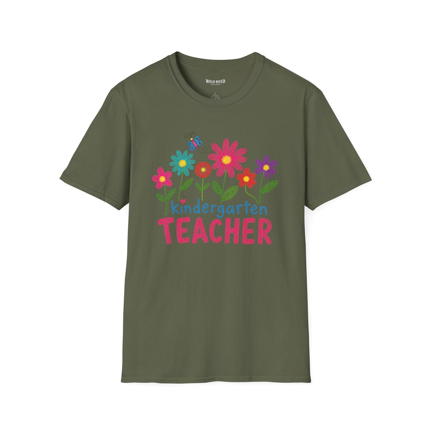 Kindergarten Teacher Shirt | Back to School Teacher Tee | Retro Grade Level Graphic T-Shirt