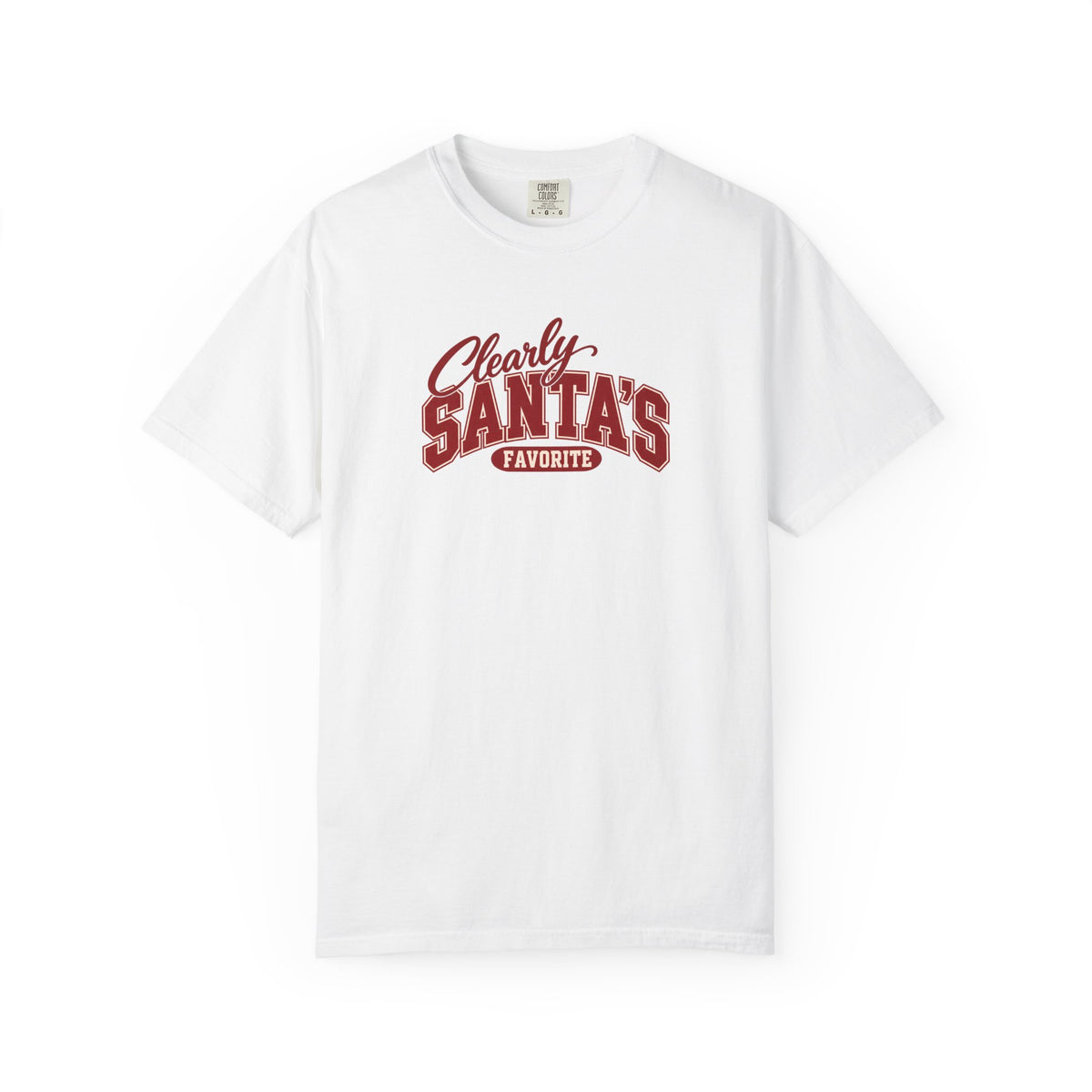 Clearly Santa’s Favorite Shirt | Comfort Colors Christmas Tee