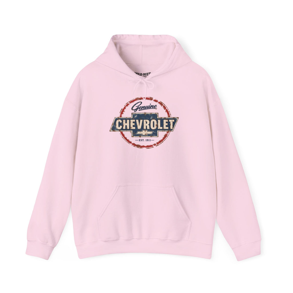 Vintage Genuine Chevrolet Graphic Hoodie | Retro Classic Car Sweatshirt
