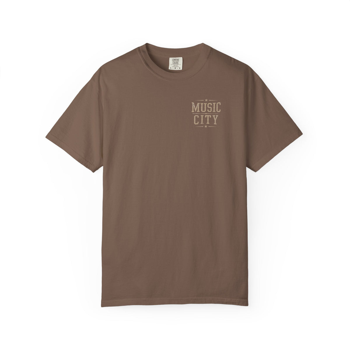 Nashville Guitar Graphic Tee | Vintage Country Music Shirt | Front & Back Print