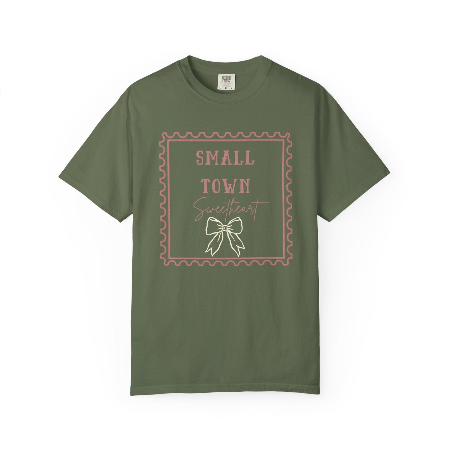 Small Town Sweetheart Shirt | Western Bow Graphic Tee | Country Girl Shirt | Cute Southern Tee | Comfort Colors Shirt | Wild Reed Apparel