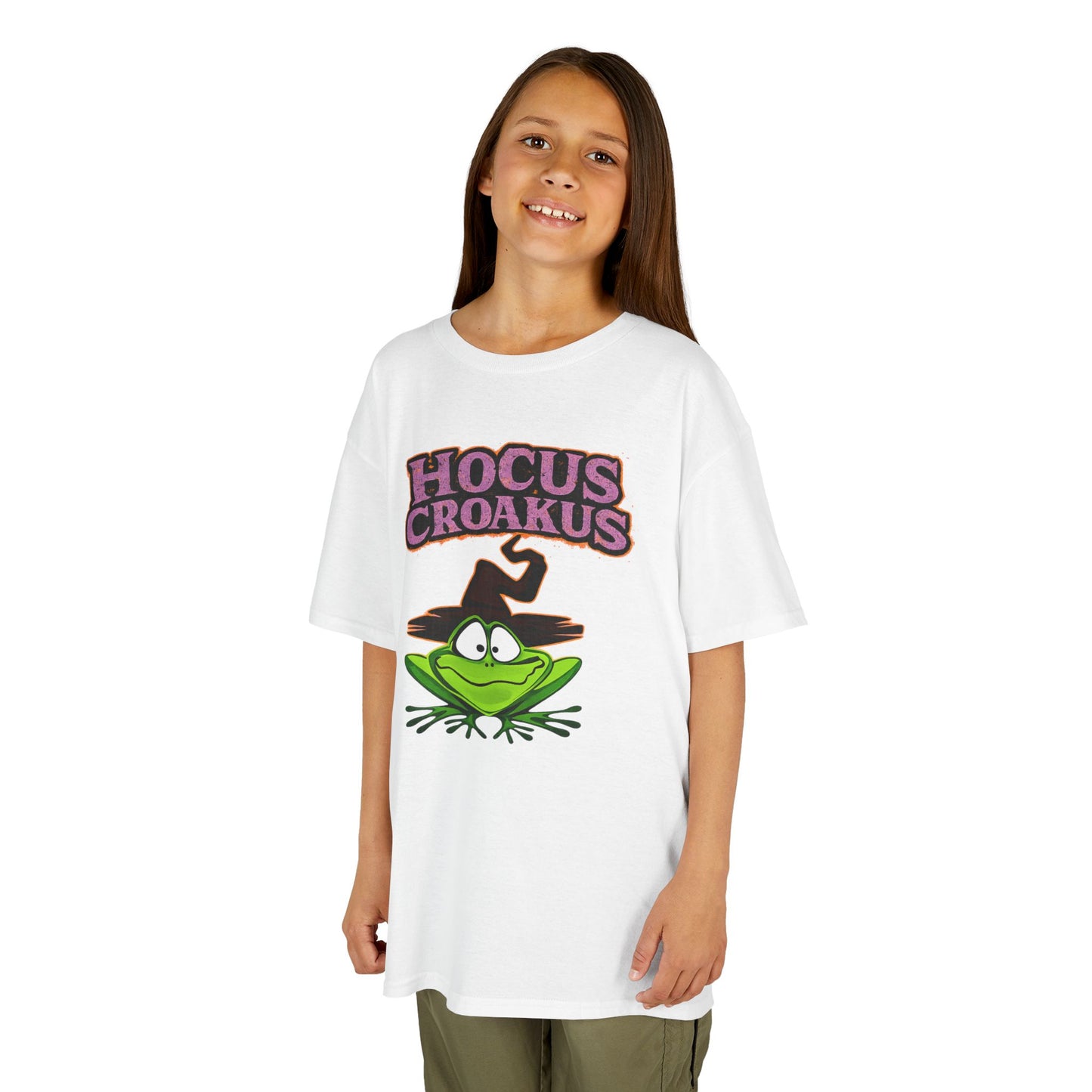 Hocus Croakus Frog Kids Halloween T-Shirt