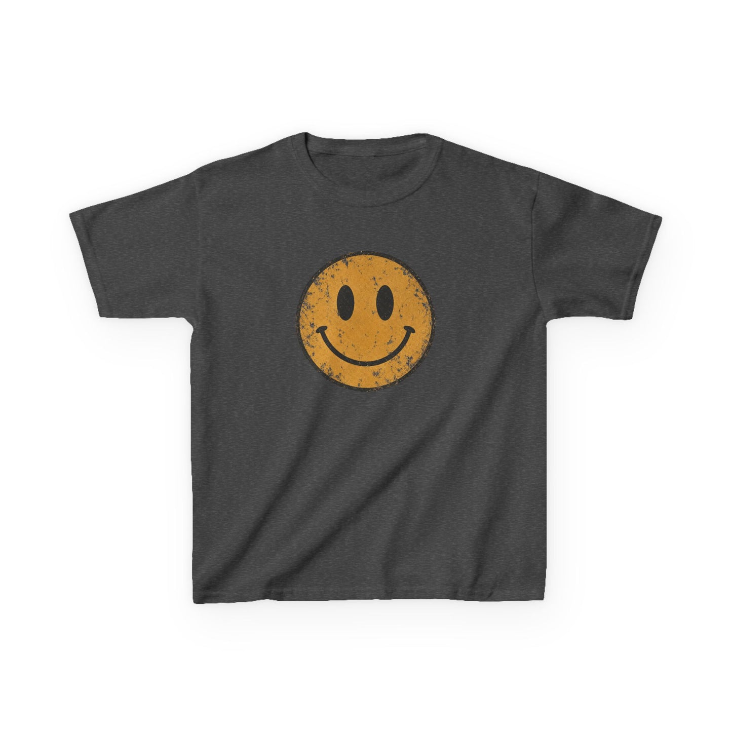Vintage Smiley Face Kids T-Shirt | Retro Happy Face Toddler & Youth Graphic Tee