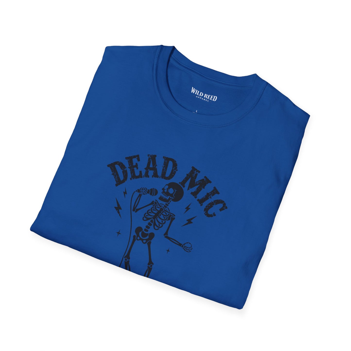 Dead Mic Society Skeleton Halloween T-Shirt