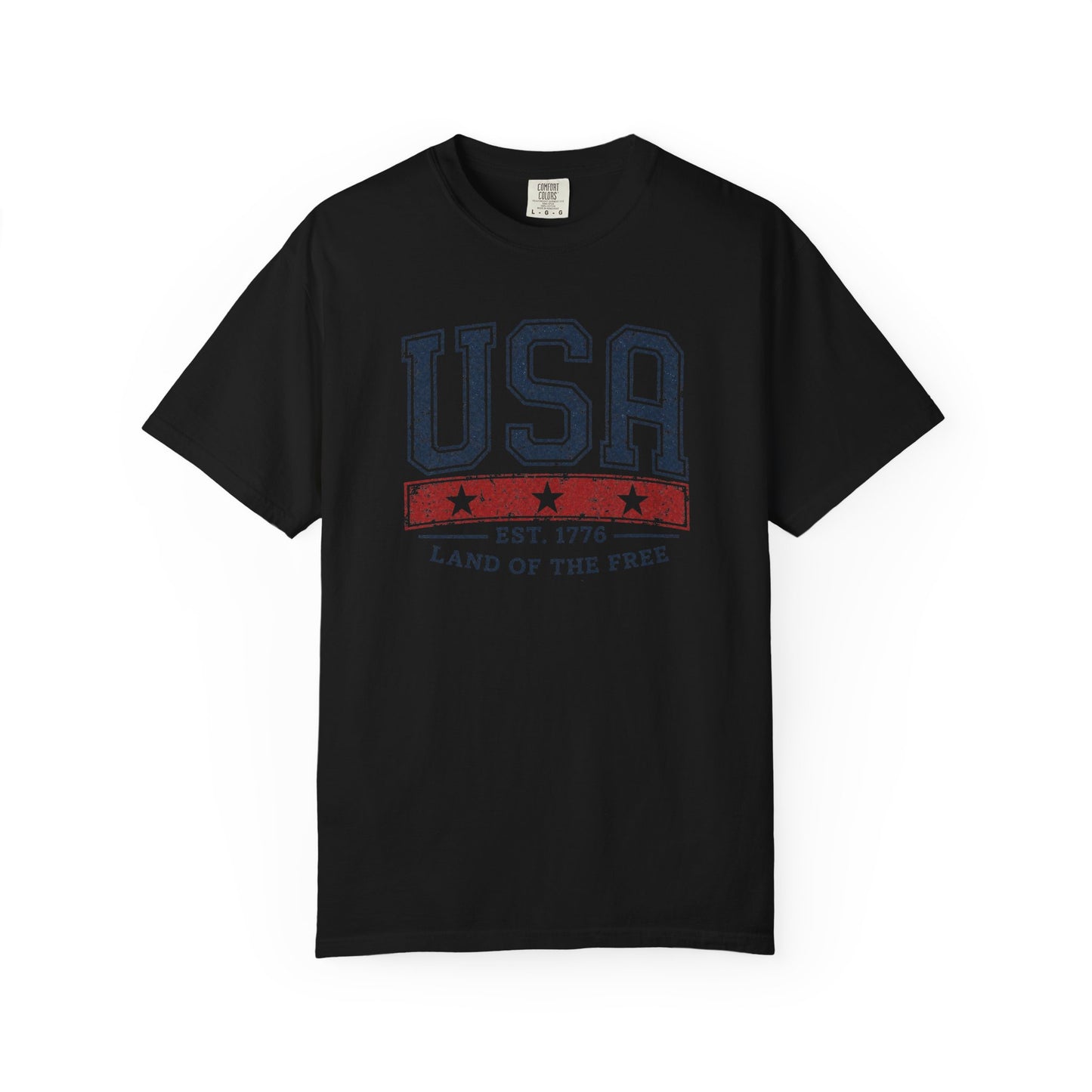USA Est. 1776 Patriotic Graphic Tee | Vintage Americana Shirt