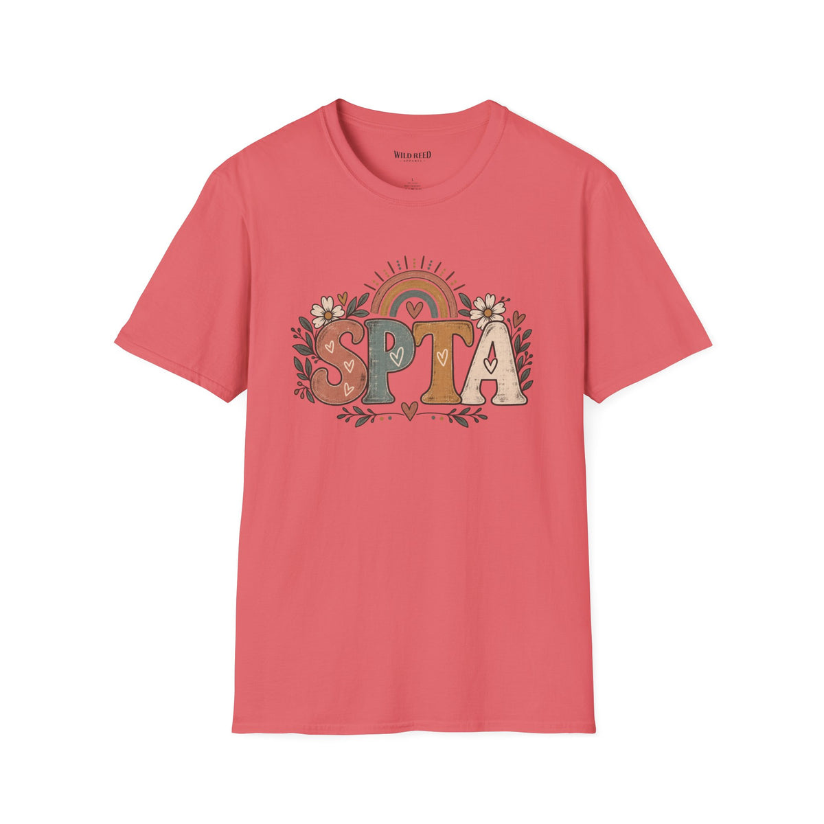 SPTA Boho Graphic Tee | School Support Staff Shirt