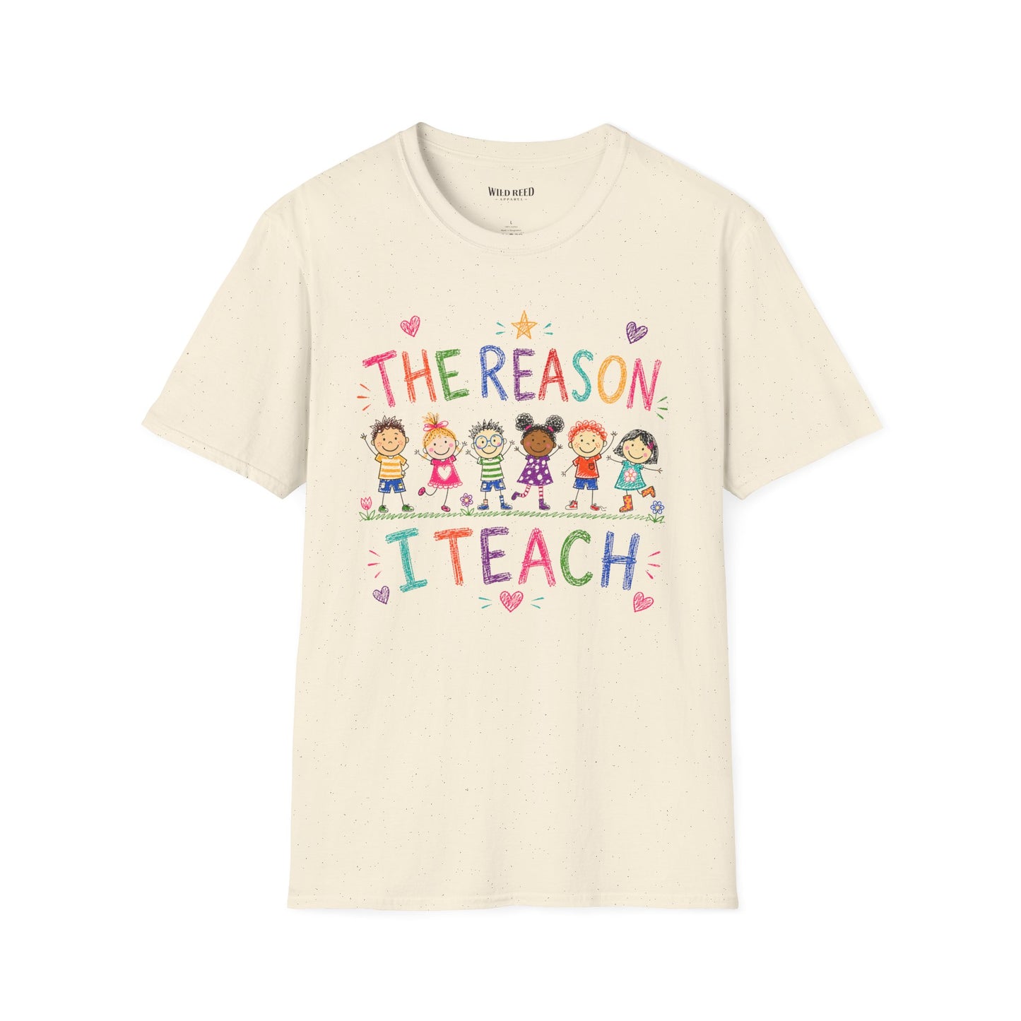 The Reason I Teach Shirt | Colorful Teacher Tee | Back to School Graphic T-Shirt