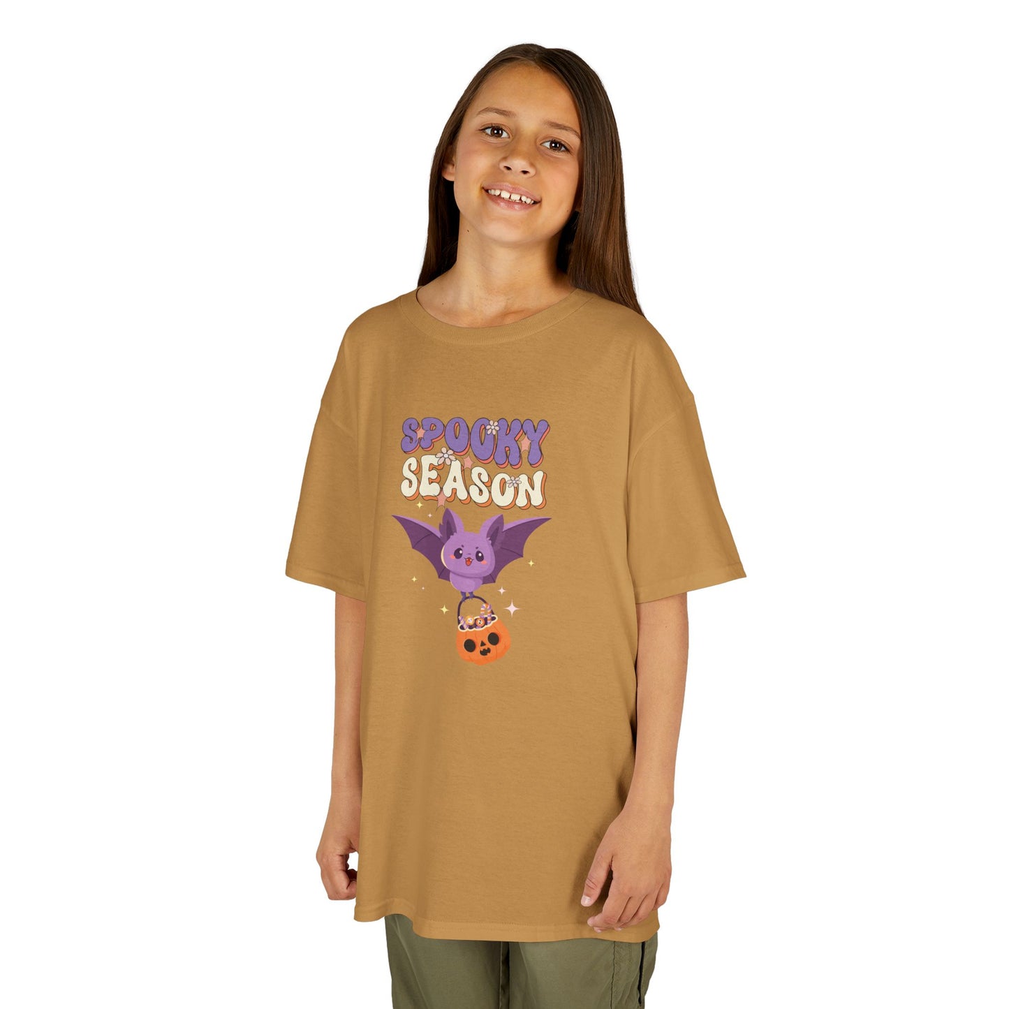 Spooky Season Bat Kids Halloween T-Shirt