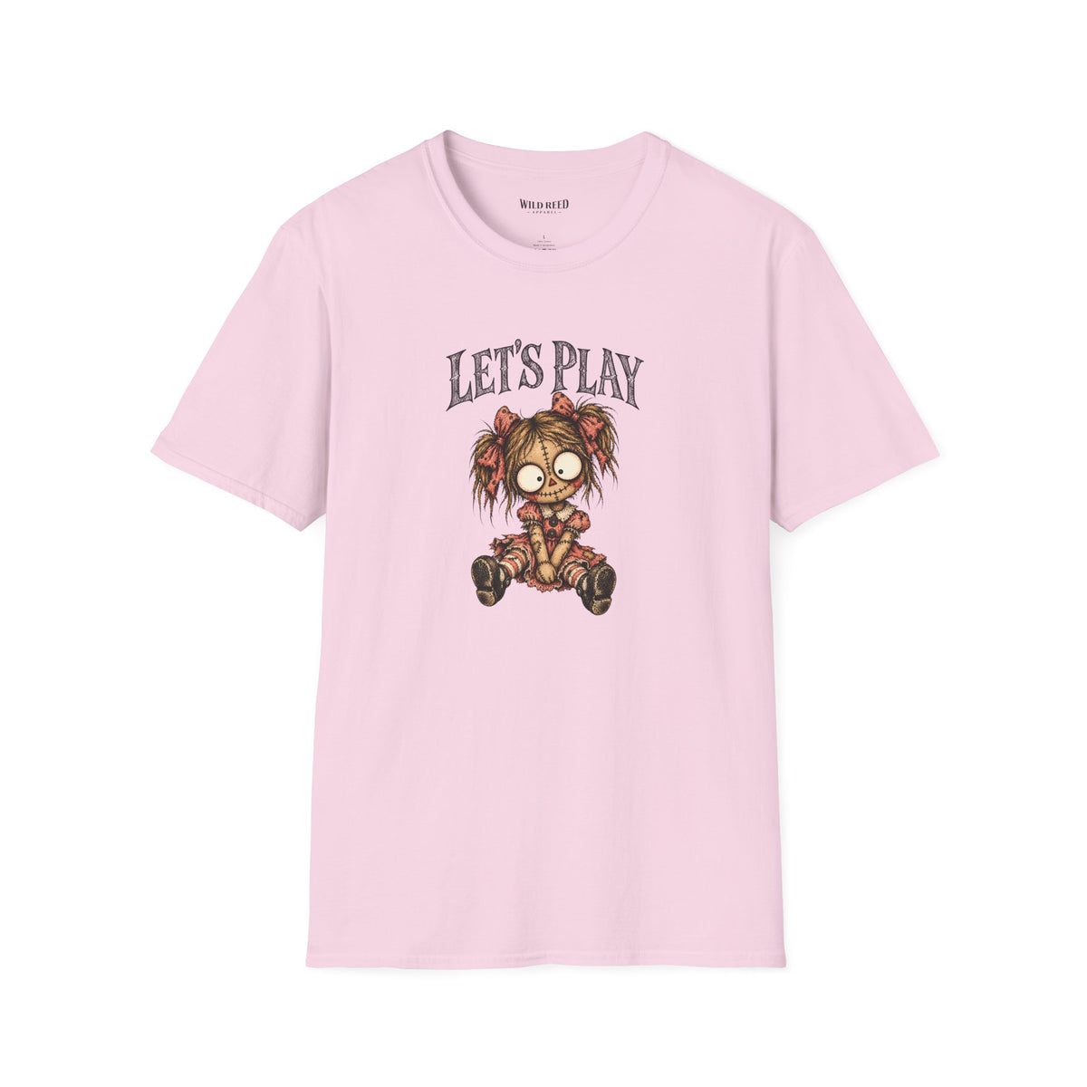 Let’s Play Creepy Doll Halloween T-Shirt