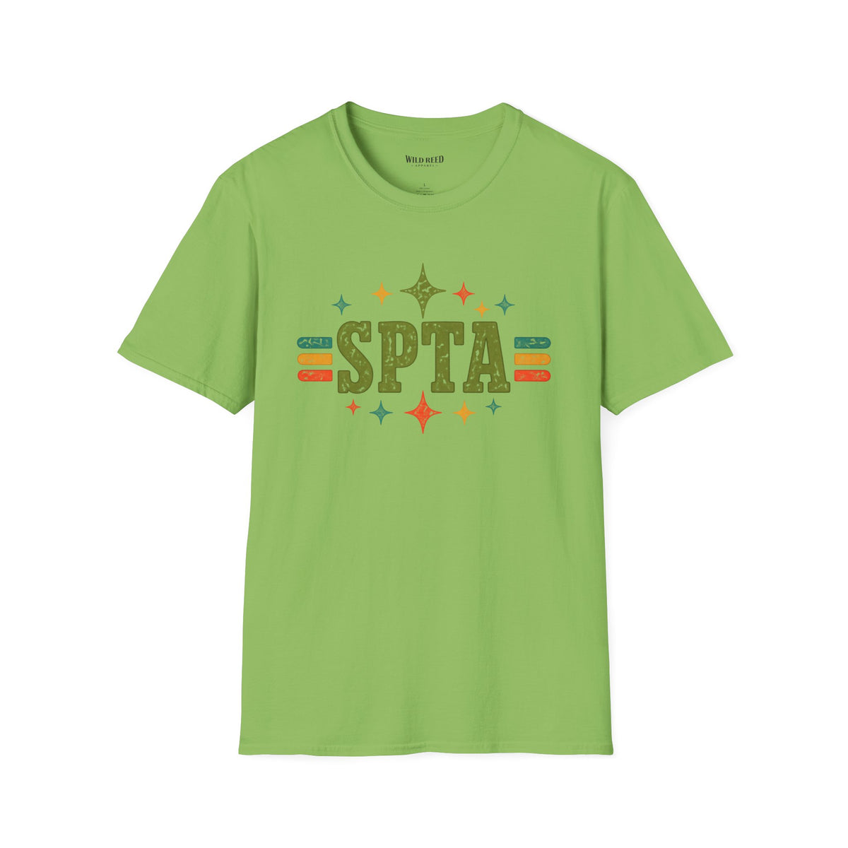 SPTA Retro Collegiate Graphic Tee | School Support Staff Shirt