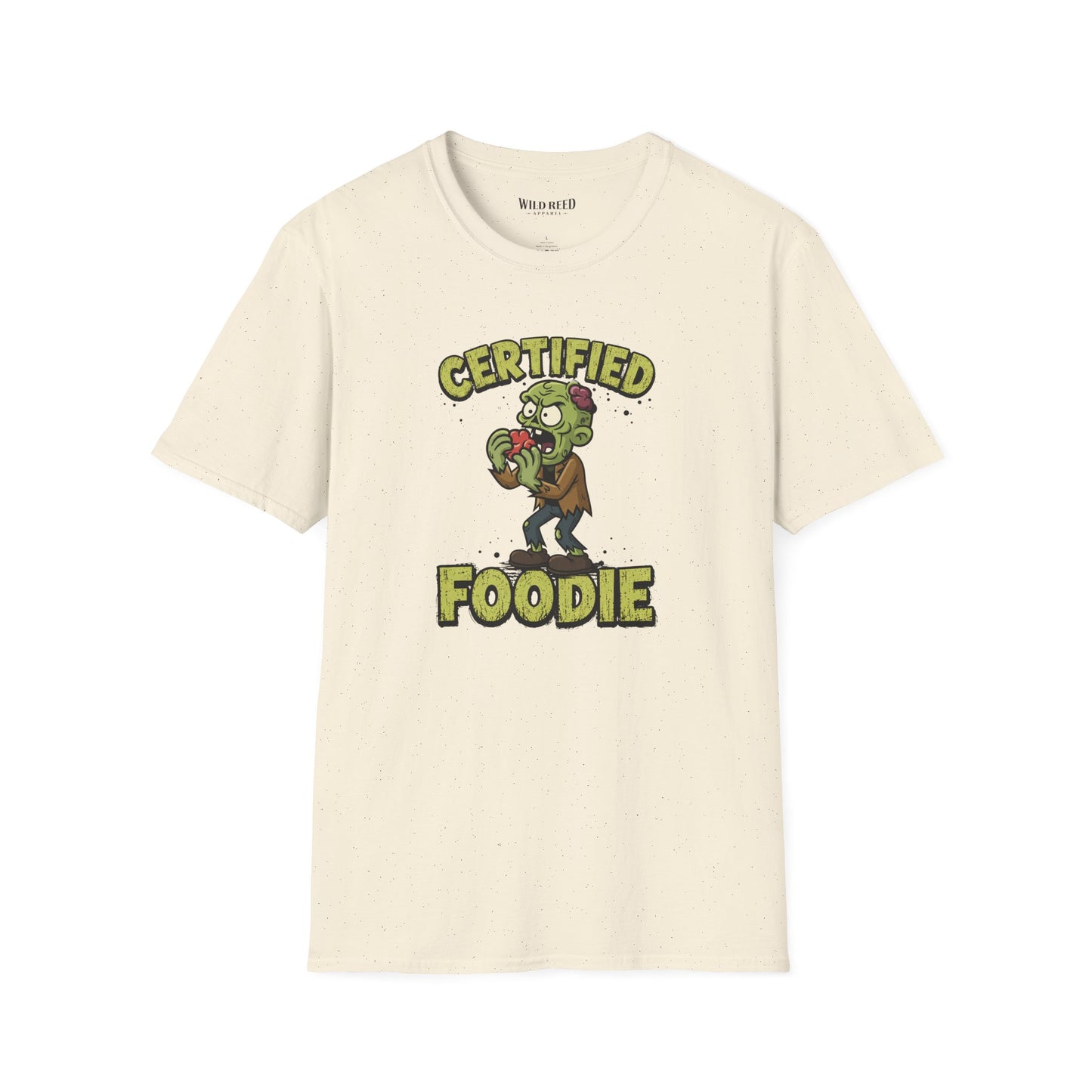 Certified Foodie Funny Zombie Graphic Tee