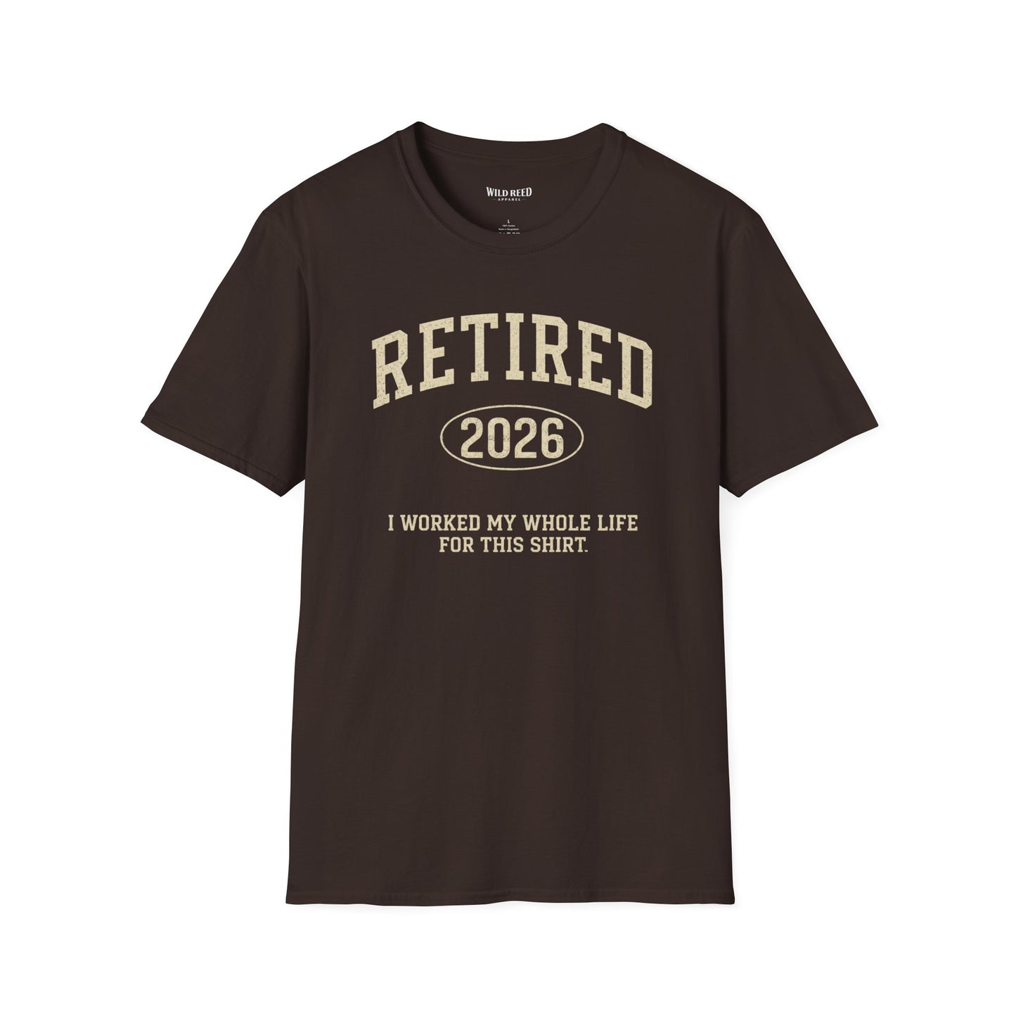 Retired Year Shirt, Personalized Retirement Gift, Funny Retirement Shirt, I Worked My Whole Life for This Shirt, Custom Year Tee