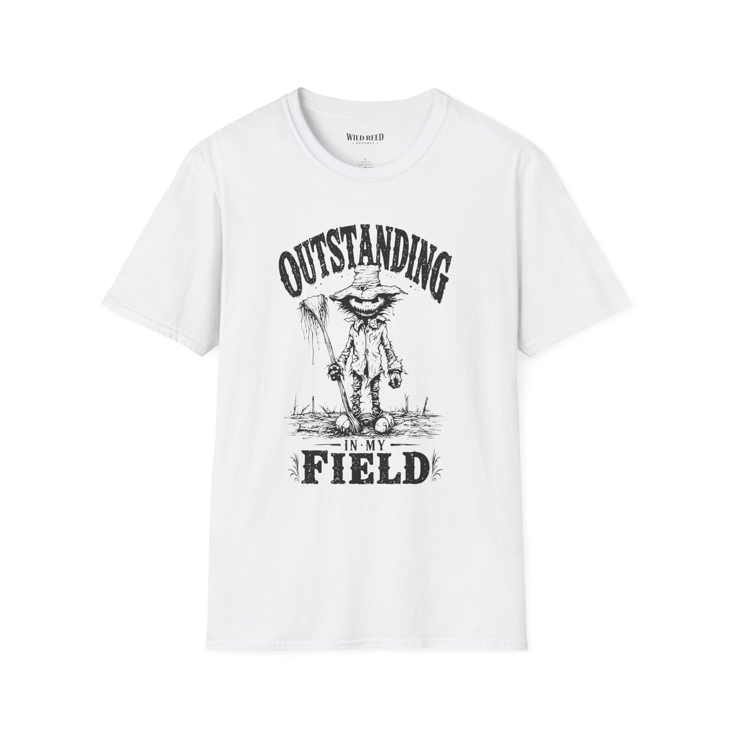 Outstanding in My Field Scarecrow Halloween T-Shirt