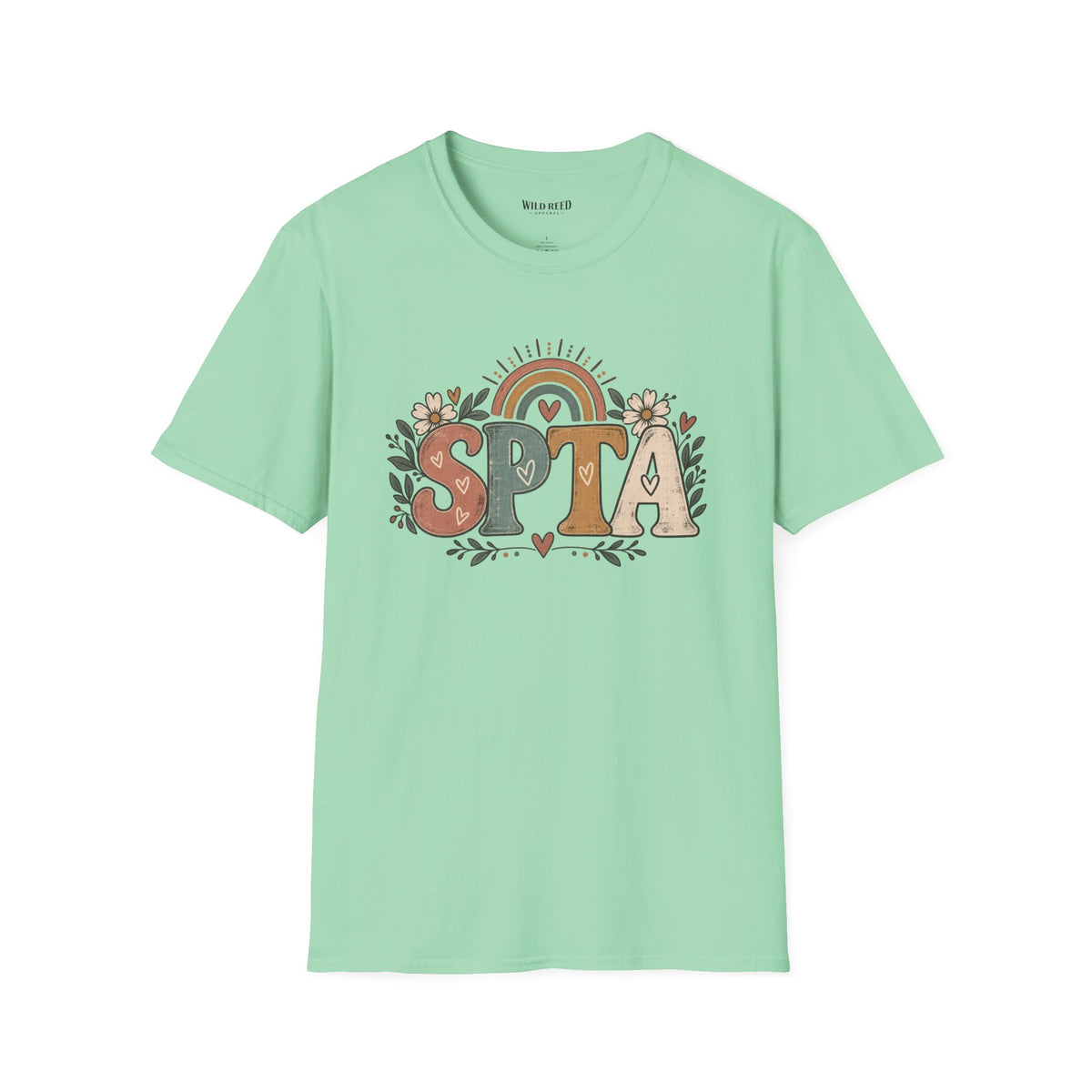 SPTA Boho Graphic Tee | School Support Staff Shirt
