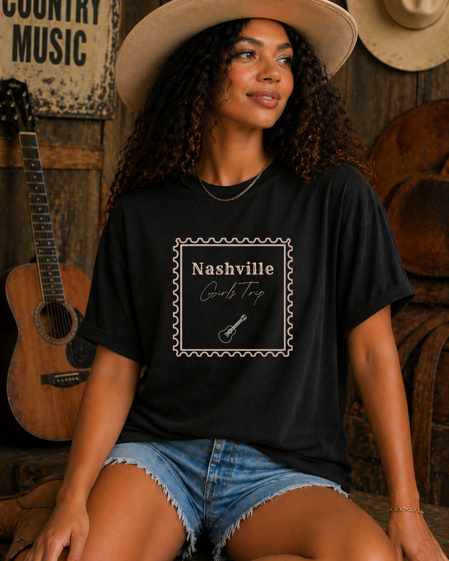 Personalized Nashville Girls Trip Shirt, Custom Year Nashville Tee, Matching Bachelorette Weekend Shirt