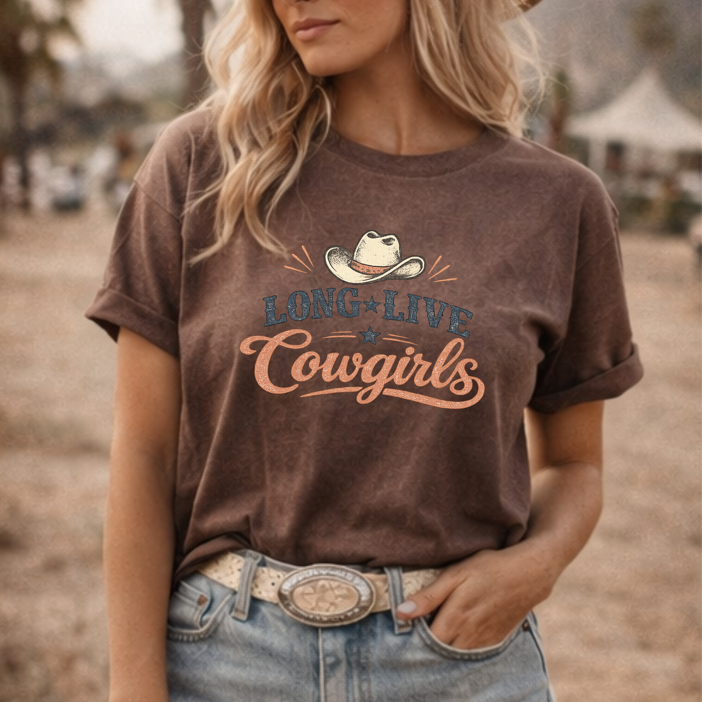 Vintage country shirt everyday western wear  in espresso