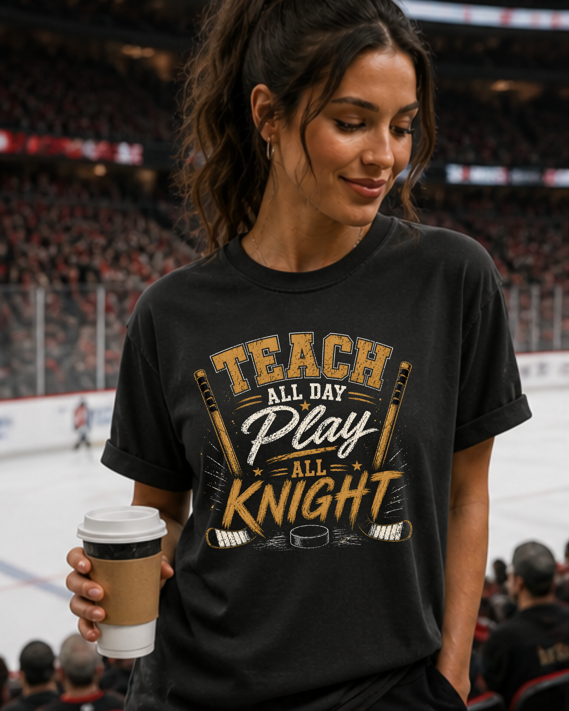 Sports themed teacher shirt everyday casual wear