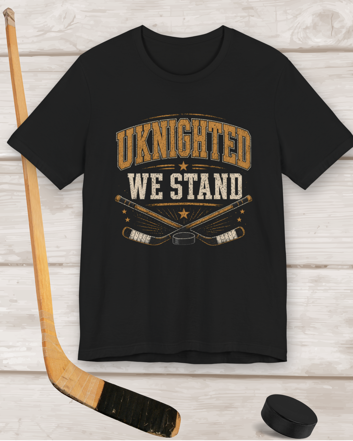 Sports graphic tee for hockey fans everyday wear